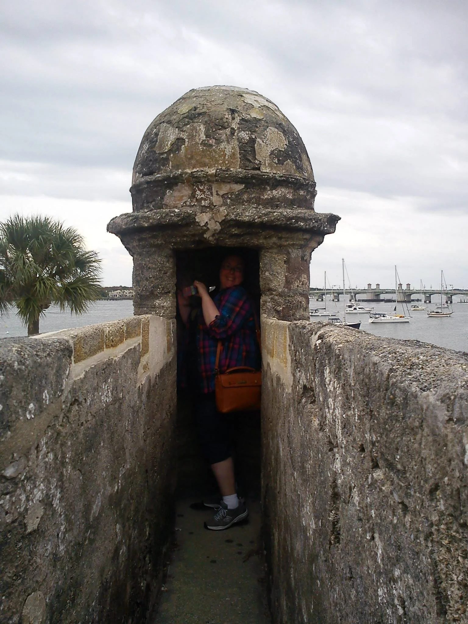 Hanging out in Castillo de San Marcos