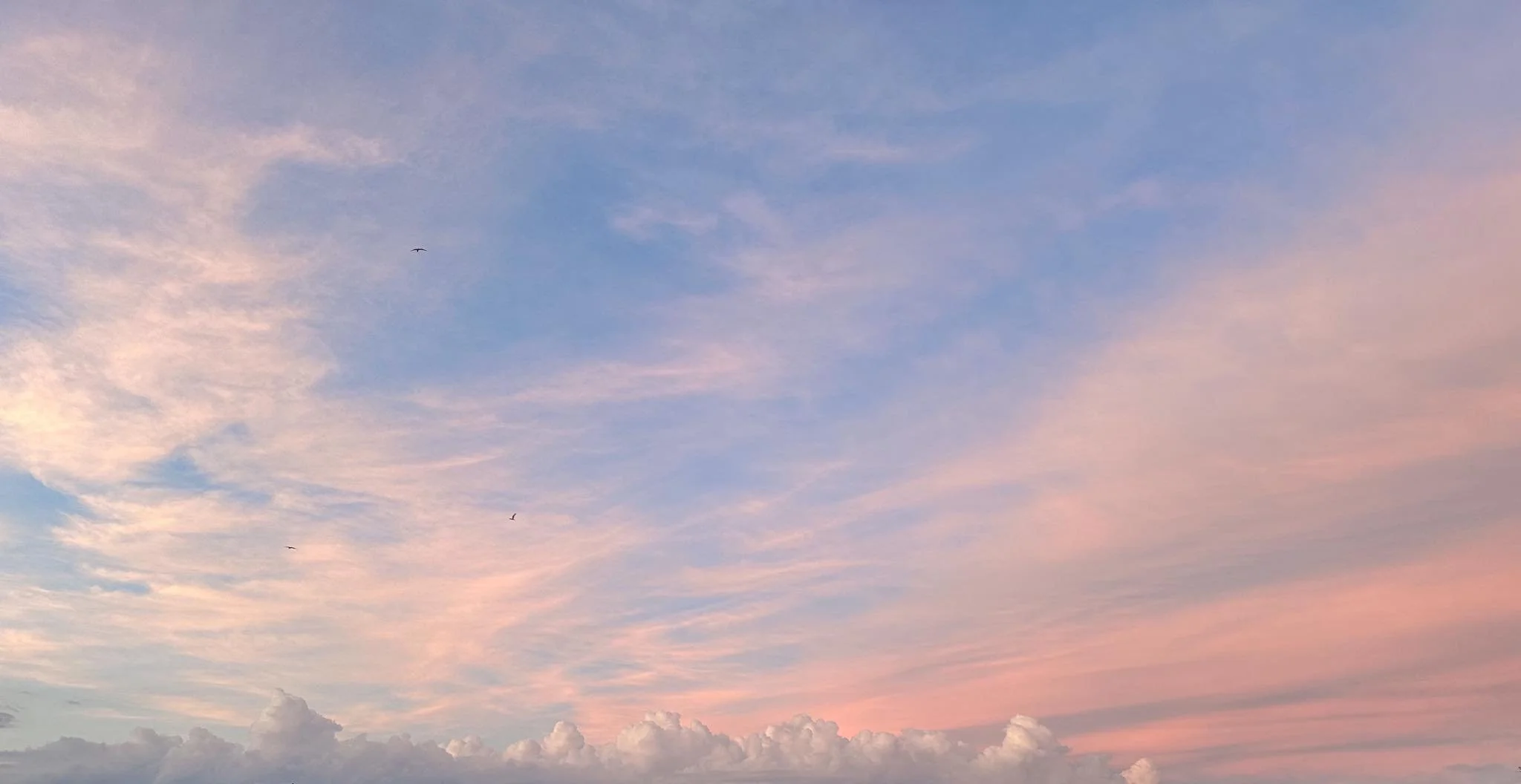 The sky over Lake Winnebago