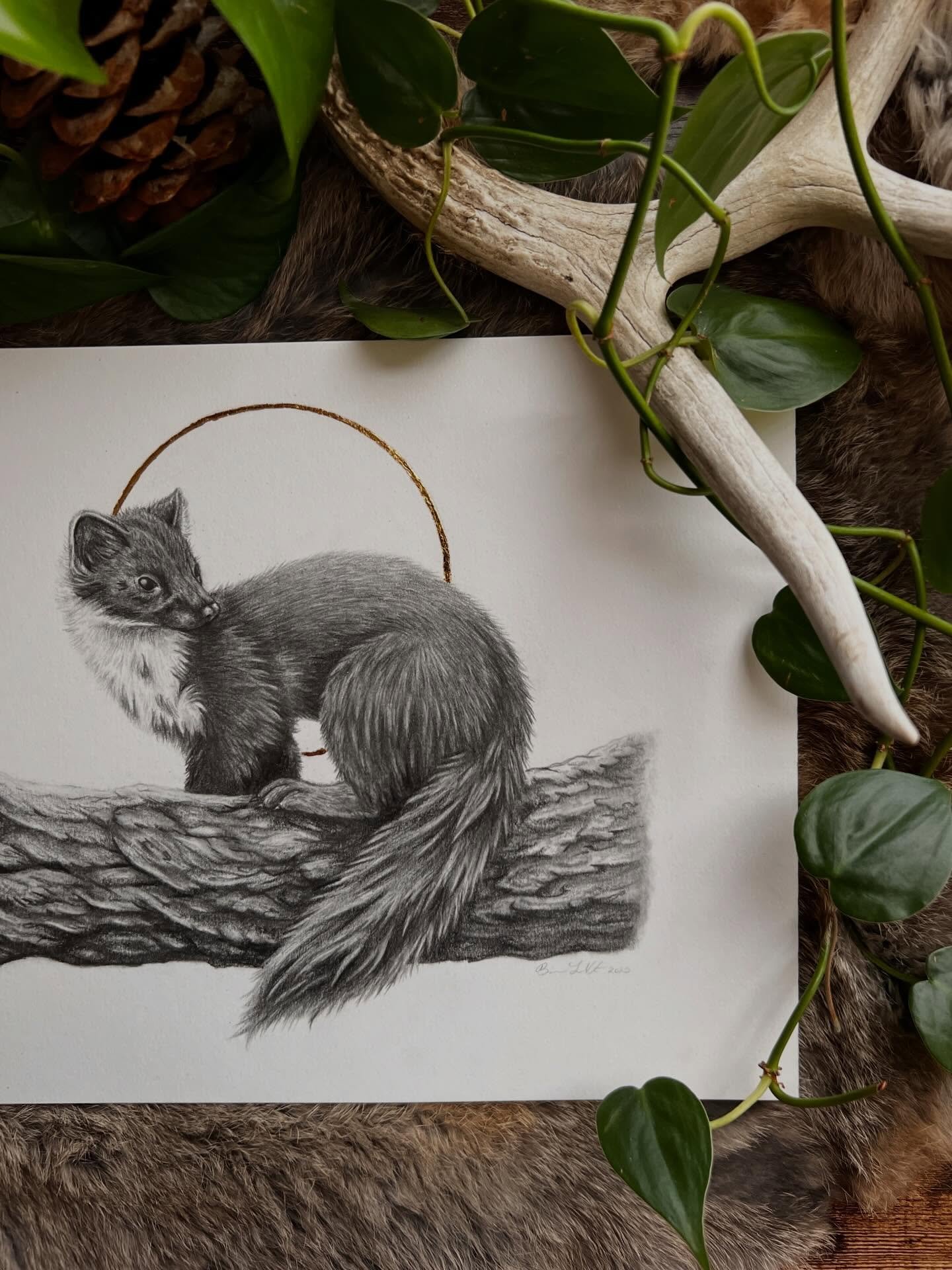 She watches in silence.