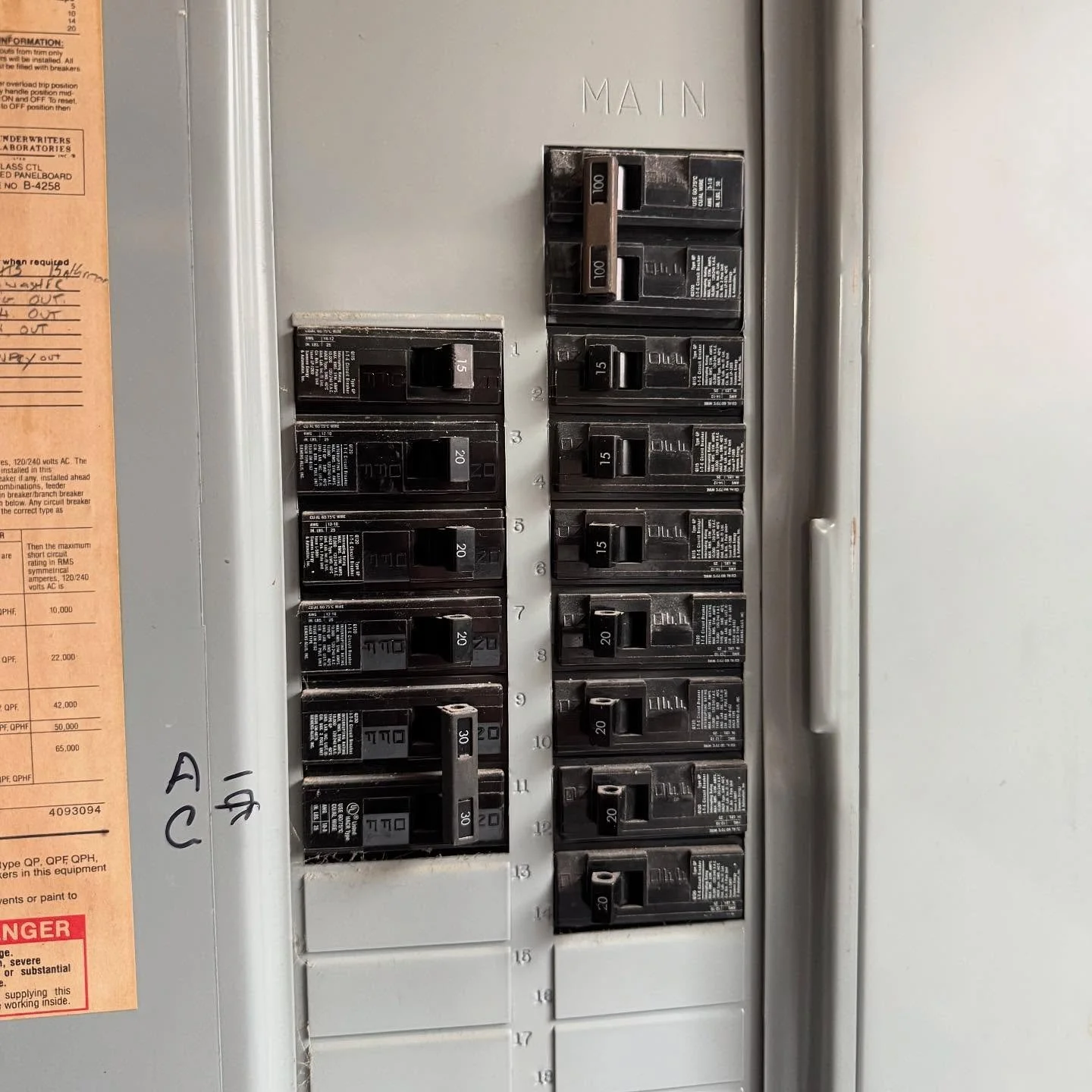 Semester 6 Breaker Boxes. Ask me before you plug anything in please