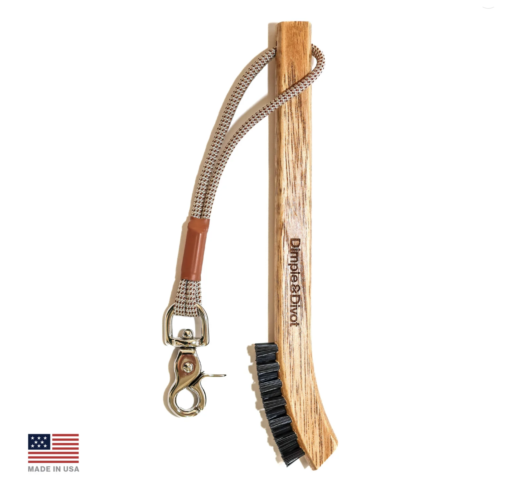 Hickory Golf Brush by Dimple Divot