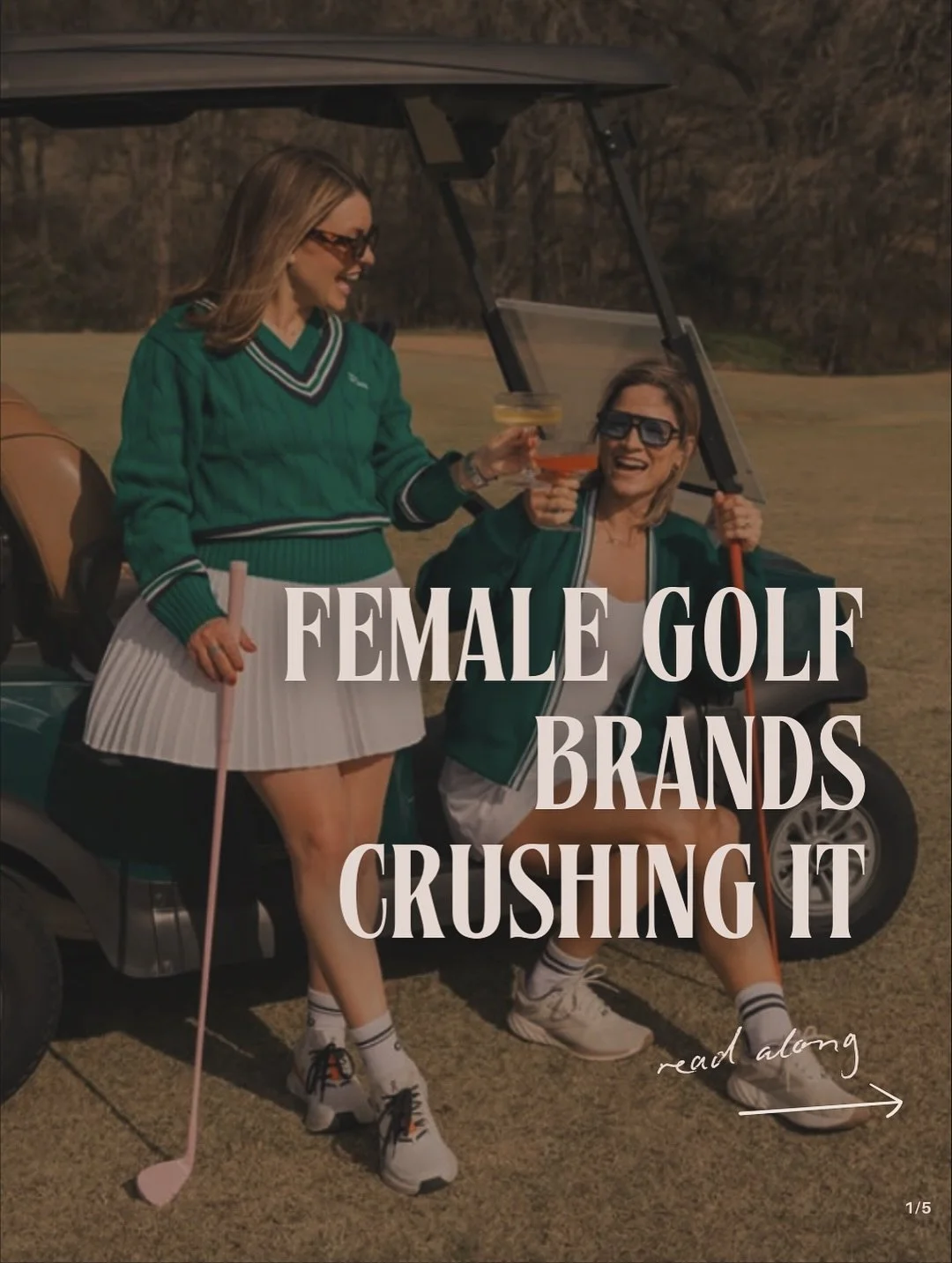 These female founded golf brands bringing style and creativity in some awesome ways and giving golfers the ability to showcase their style on and off the course. 

Seriously go check them out and explore how high quality these brands and communities 