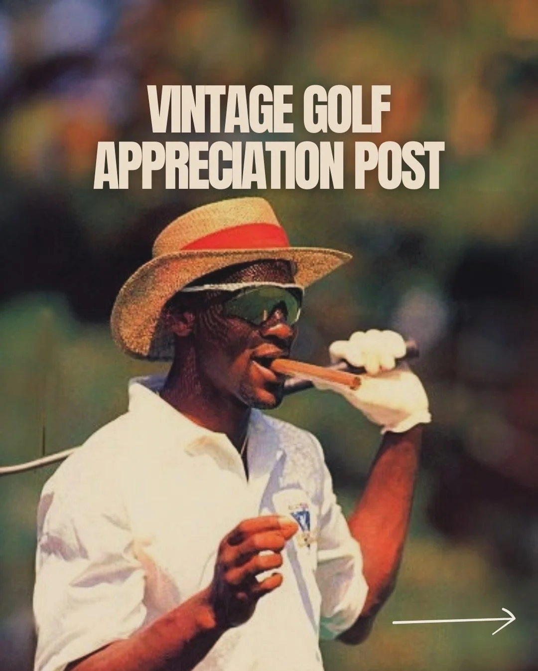 Vintage golf and that saturated filter is something special. It&rsquo;s not the typical content we post but I felt like this was too good not to. 

#vintagegolf #golf #vintagestyle #golfhistory #golflife