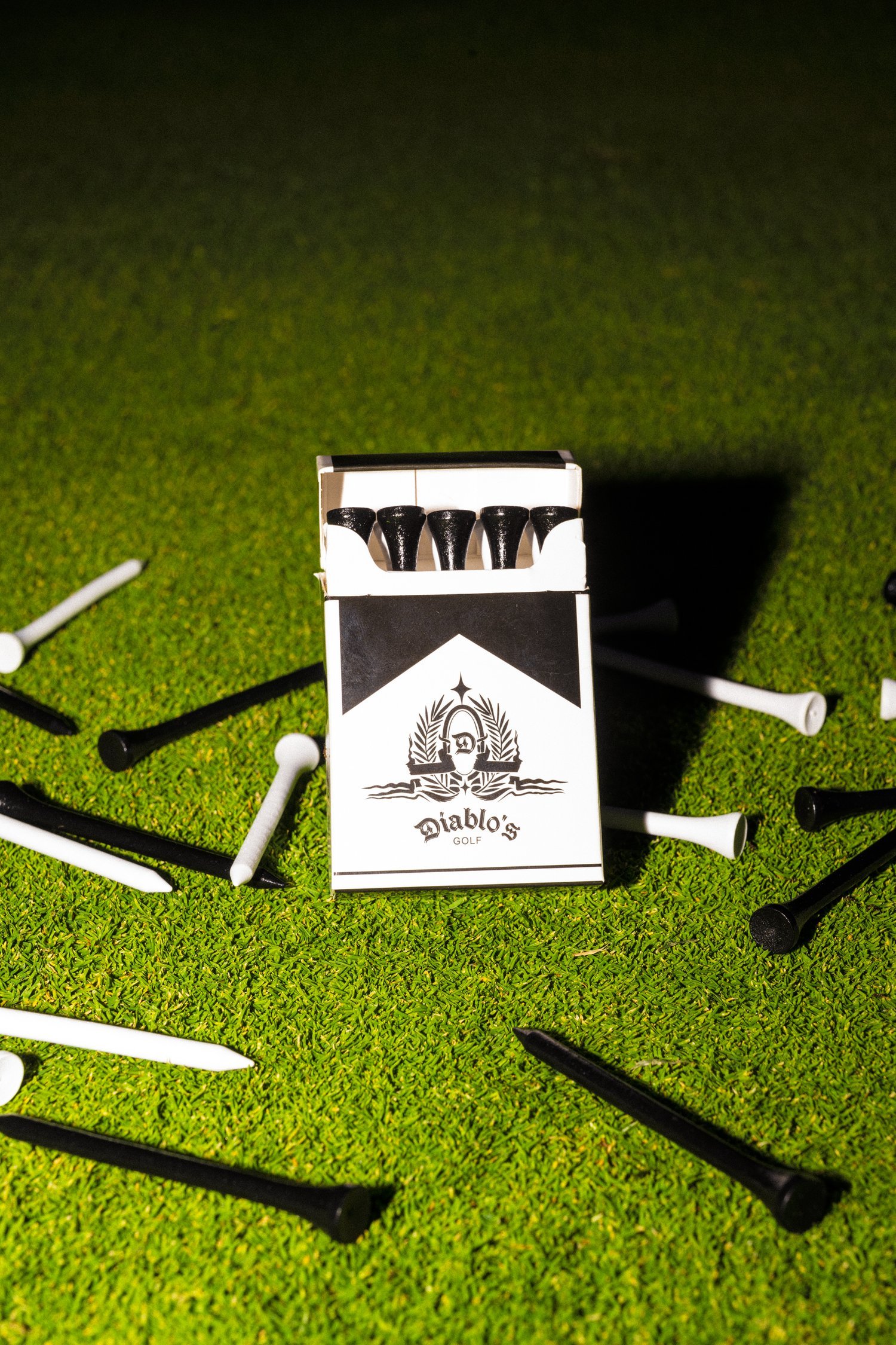 Diablo's Golf Tee Box - Cigarette Box