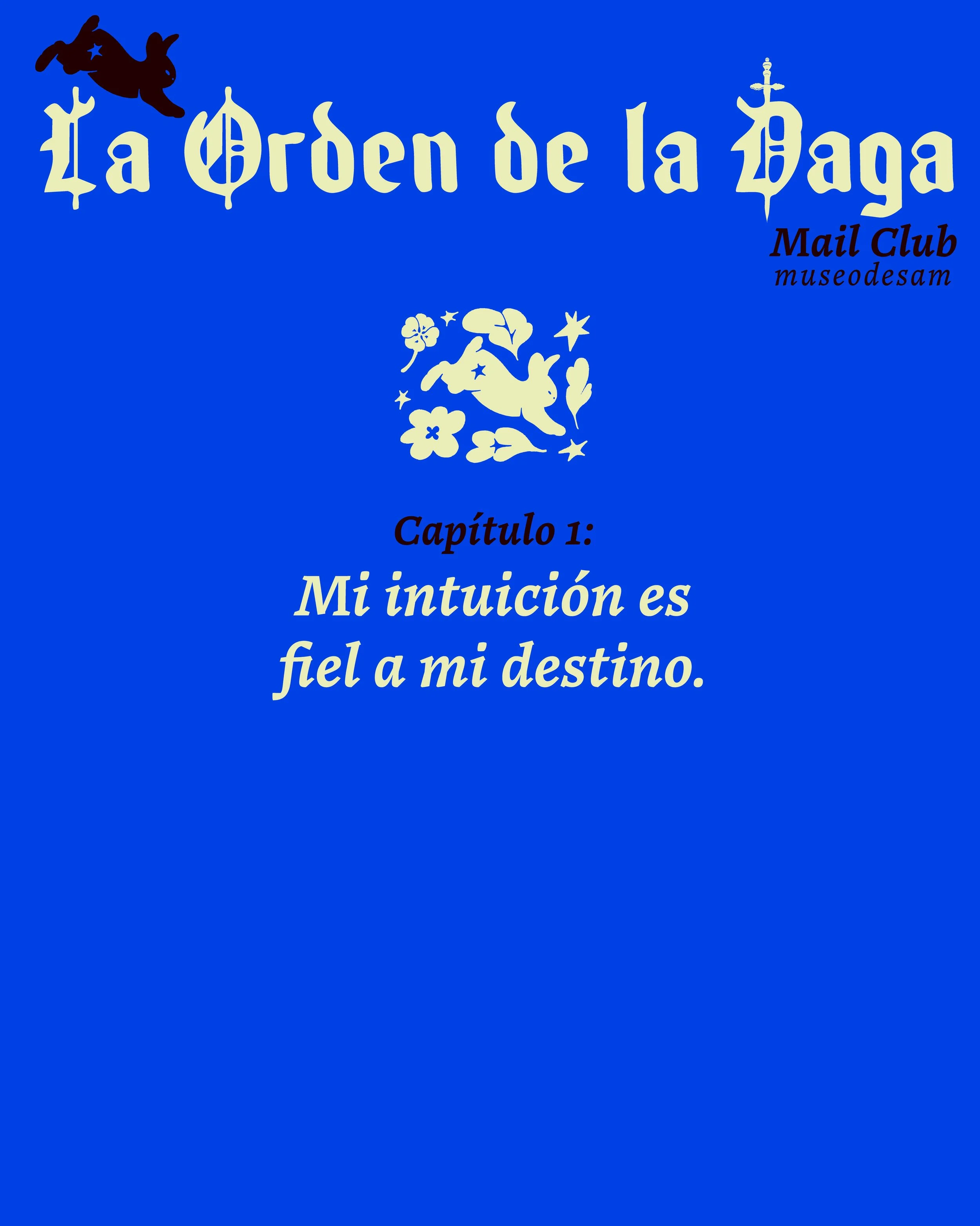 Mail Club Octubre: La Orden de la Daga