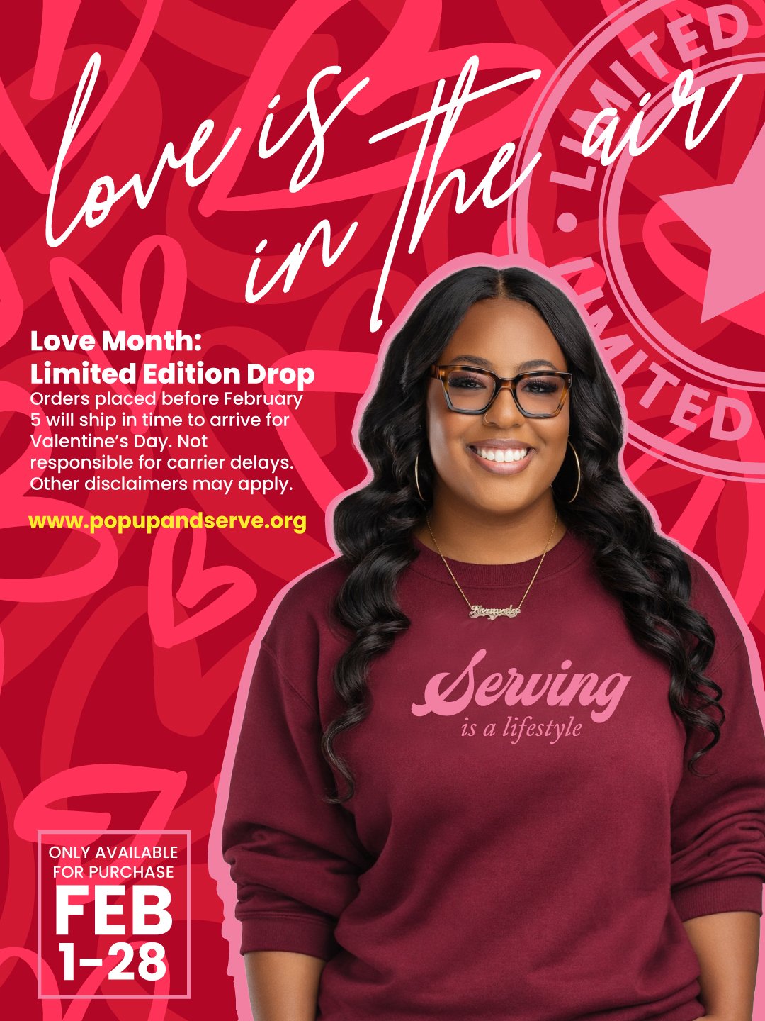 LOVE Month: Serving Is A Lifestyle Sweatshirt