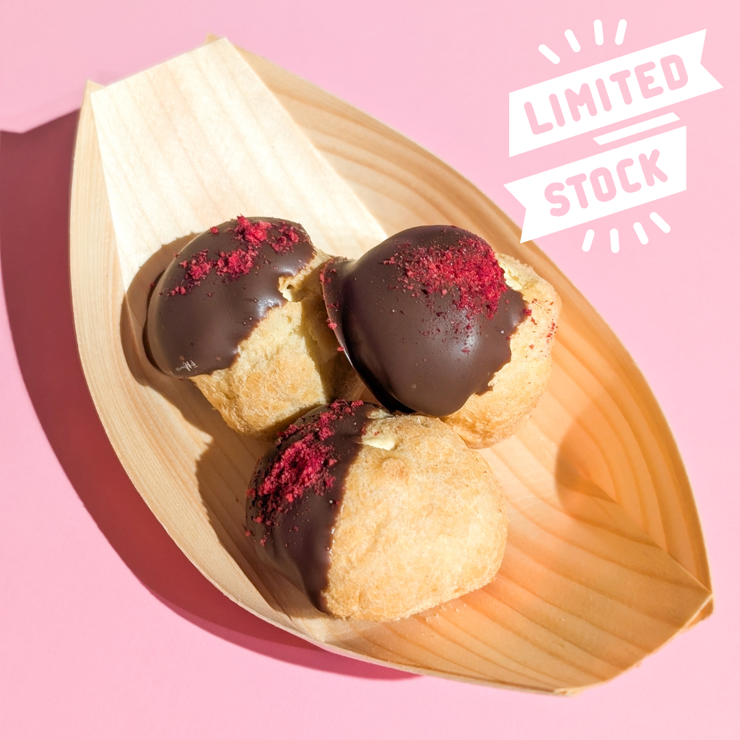 Chocolate Dipped Profiteroles💌