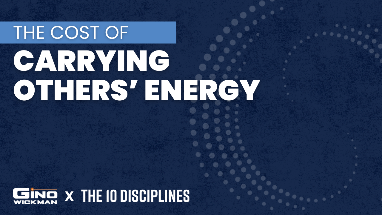 The Cost of Carrying Others’ Energy