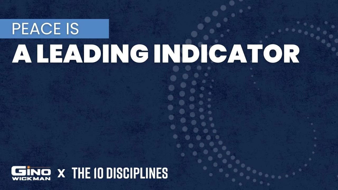 Peace Is a Leading Indicator 