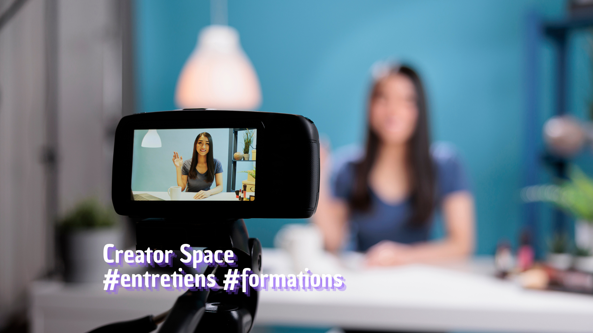 Le Creator Space à Sanary pour la création de vos visios en direct et pour vos formations en ligne