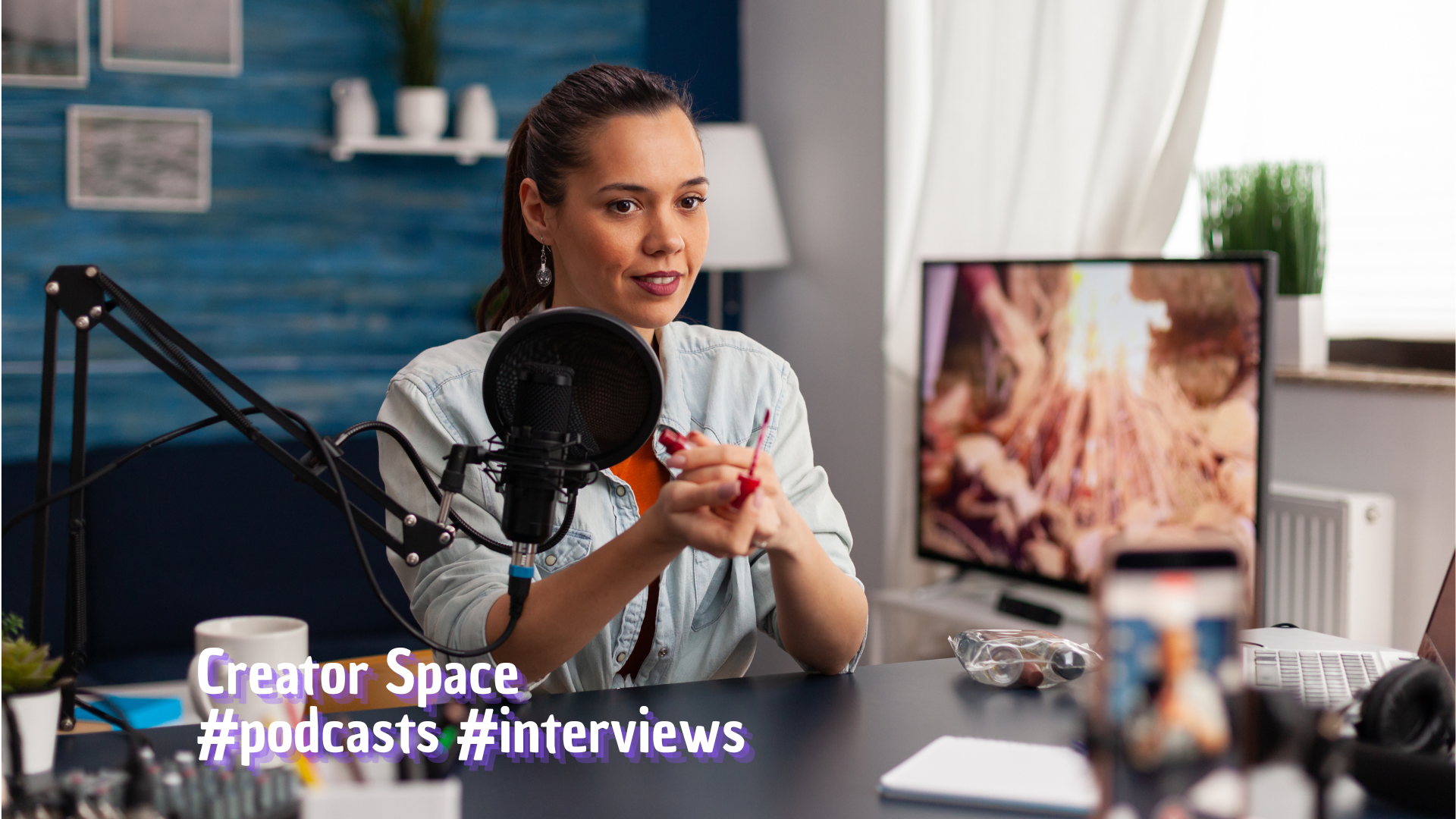 Le Creator Space à Sanary est l'endroit idéal pour la création de vos podcasts et interviews