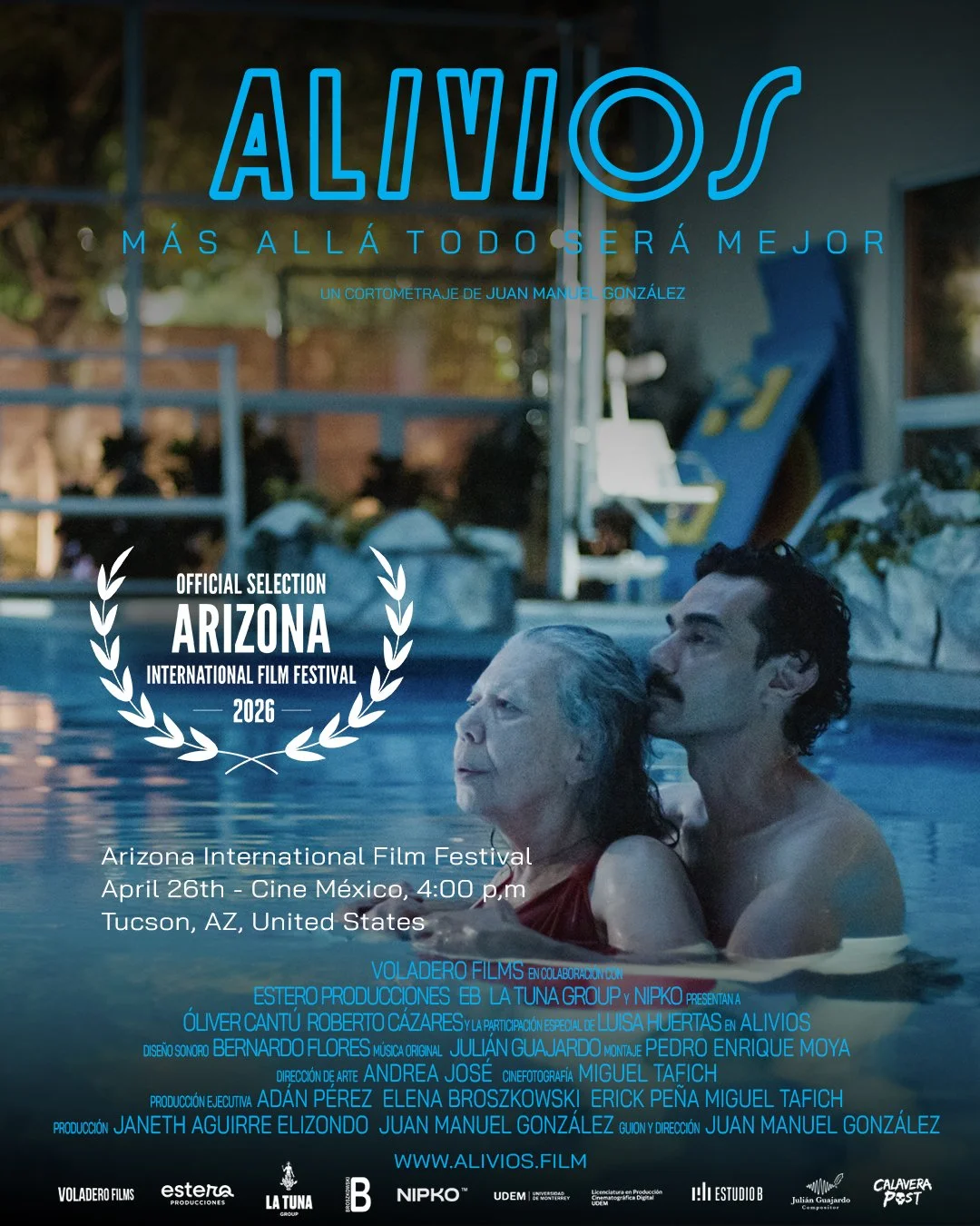 Come watch RELIEFS / ALIVIOS  at the Arizona International Film Festival! 
@azfilmfestival 

April 26th, 4:00 pm at the Screening Room Cine Mexico

And if you like it, leave us a review on Letterboxd!