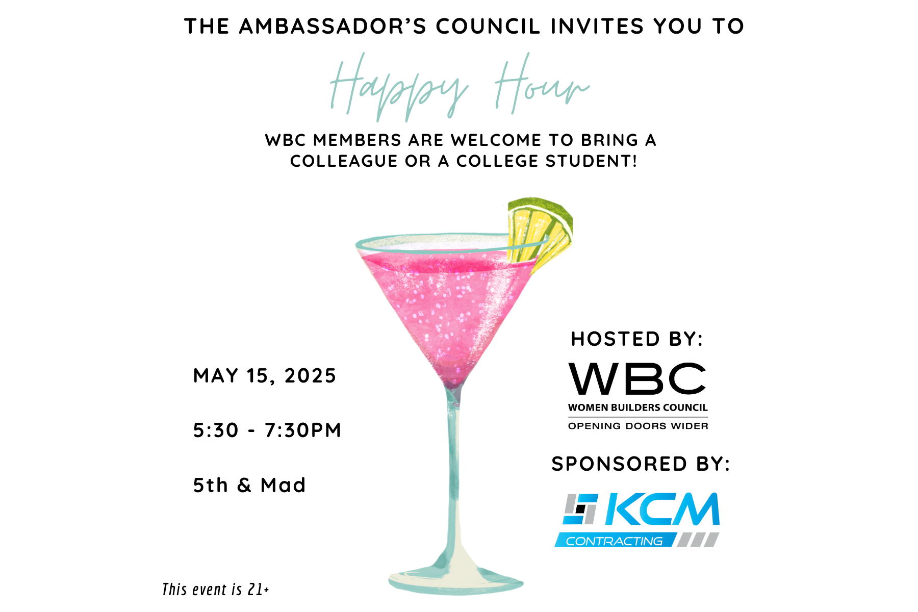 5/15/25 | Ambassador’s Council Happy Hour