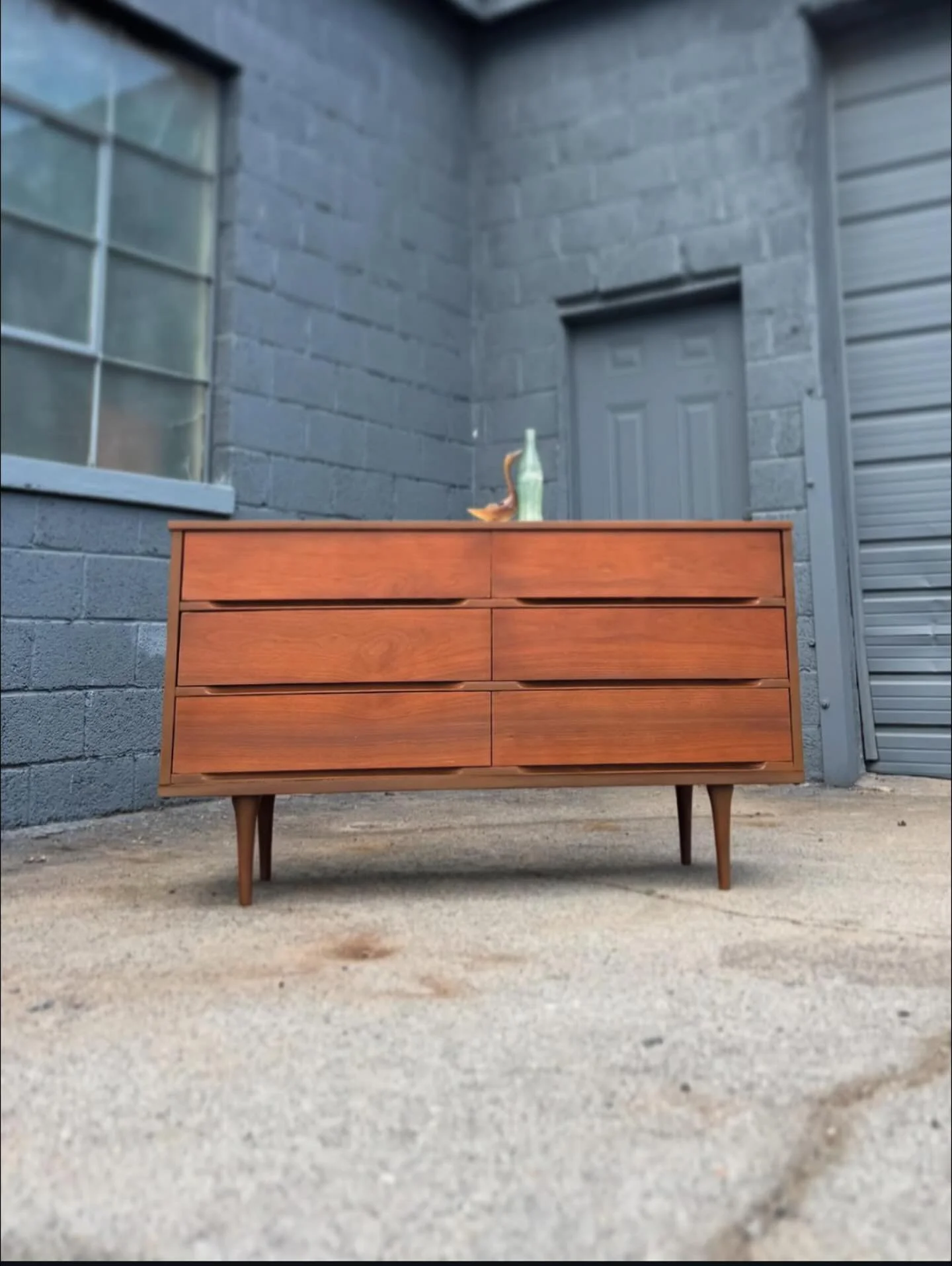 Available! 
- - 
Bespoke Furniture from Modern Collective 
- - 
- Regionally Sourced + Refinished to Order Vintage 
- Bespoke Handmade Furniture 
- Delivery: DMV, RVA, NC, PA, NJ, NYC+
- Message Us To Purchase
- - 
$850: Six-Drawer MCM Dresser 
- - 
