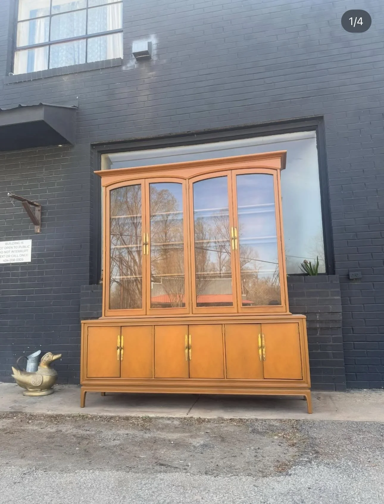 Available ! 
- - 
$1695: Refinished MCM 2-Piece Hutch 
- - 
Dimensions: 
Base: 72-18-27H
Top: 64-13-53H 
Total Height 80&rdquo; 
- - 
Free Delivery: DC, VA, MD, NC 
- - 
#mcm #midcenturyfurniture #midcentury #midcenturymodern midcenturydesign