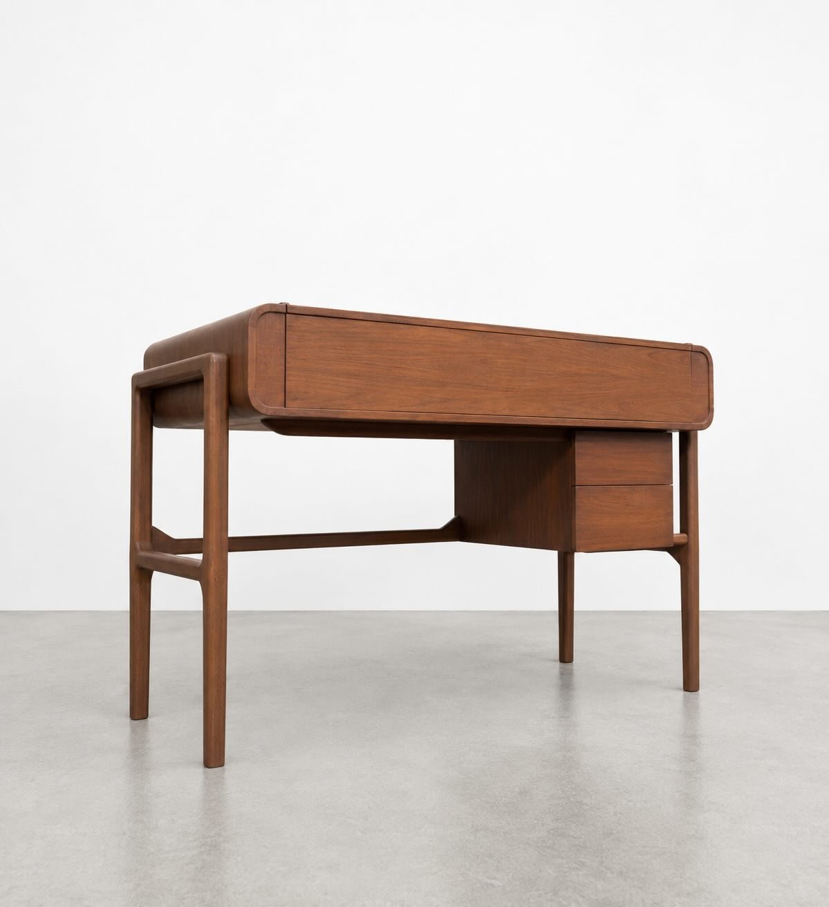 Available ! 
- - 
$2995 : Bespoke Handmade Walnut Desk 
- - 
Dimensions: 63-30-32/39H 
- - 
Delivery $75:  VA, DC, MD, NC 
- - 
#mcm #midcenturyfurniture #midcentury #midcenturymodern