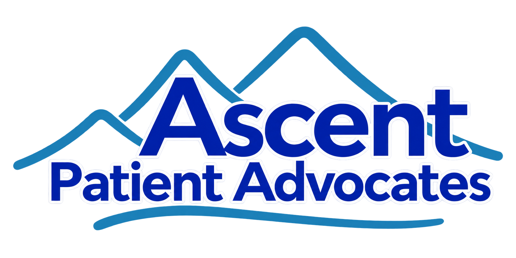 mountain peaks and ascent patient advocates logo