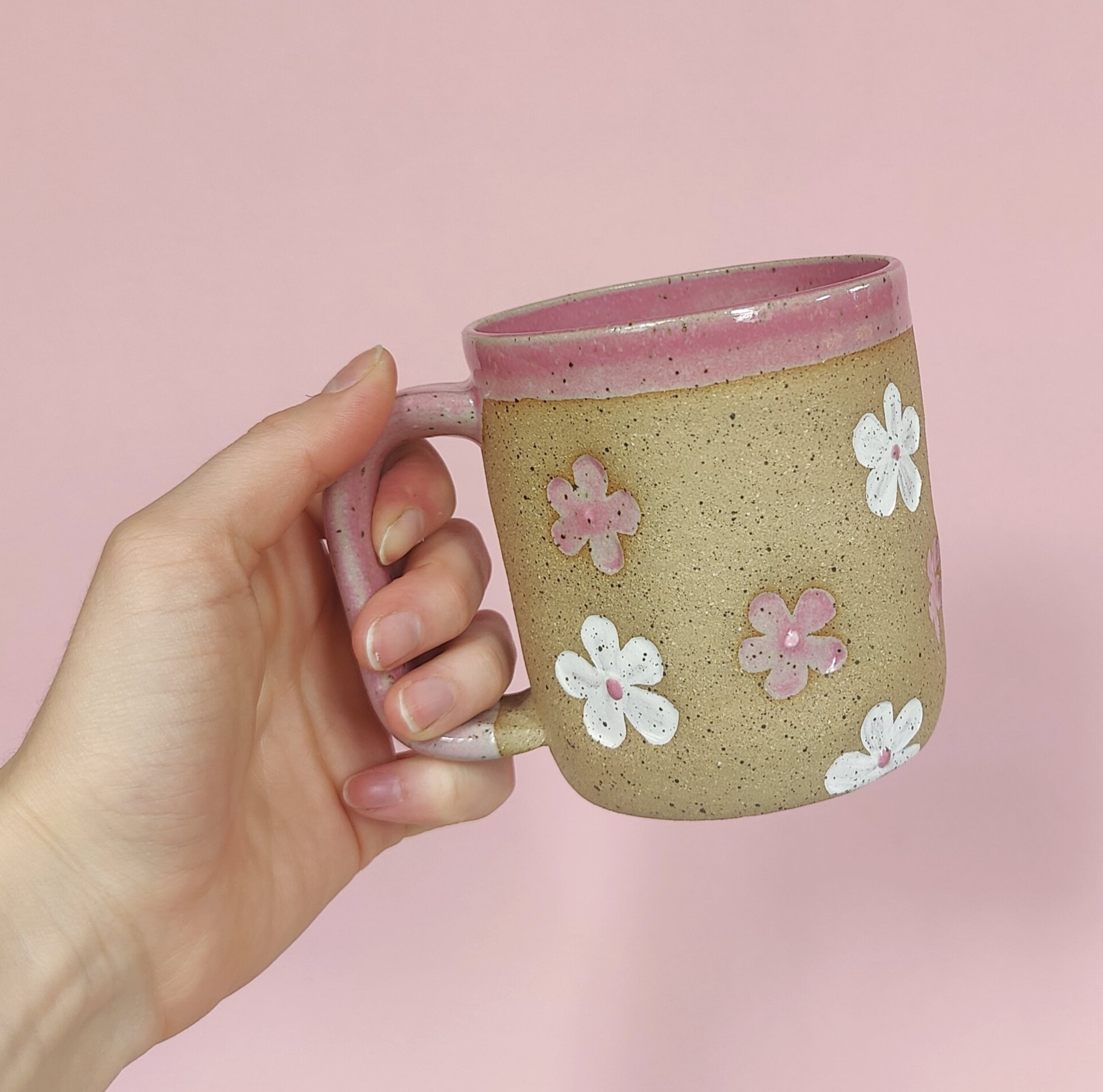 Pink Primrose Mug