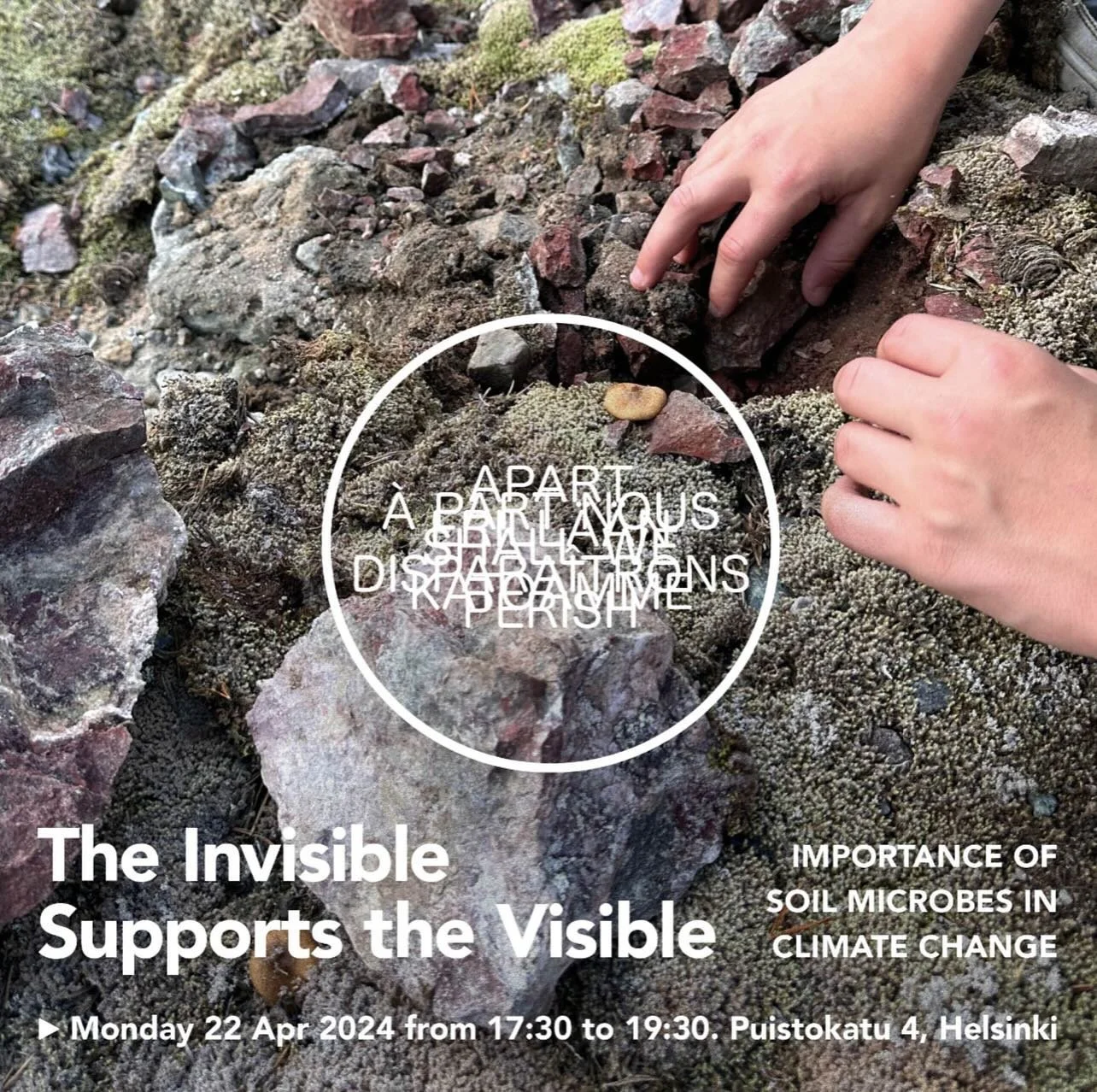 The Invisible Supports the Visible &ndash; Soil microbes and Climate Change. Register for FREE and more info👆 Link in Bio !

The main speaker mycologist and evolutionary biologist Professor&nbsp;Marc-Andr&eacute; Selosse talks about&nbsp;the fundame
