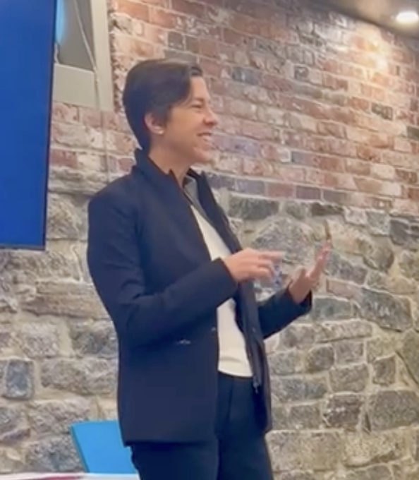 Gina leading a workshop, Lead with Gina, Leadership Team Coaching Services