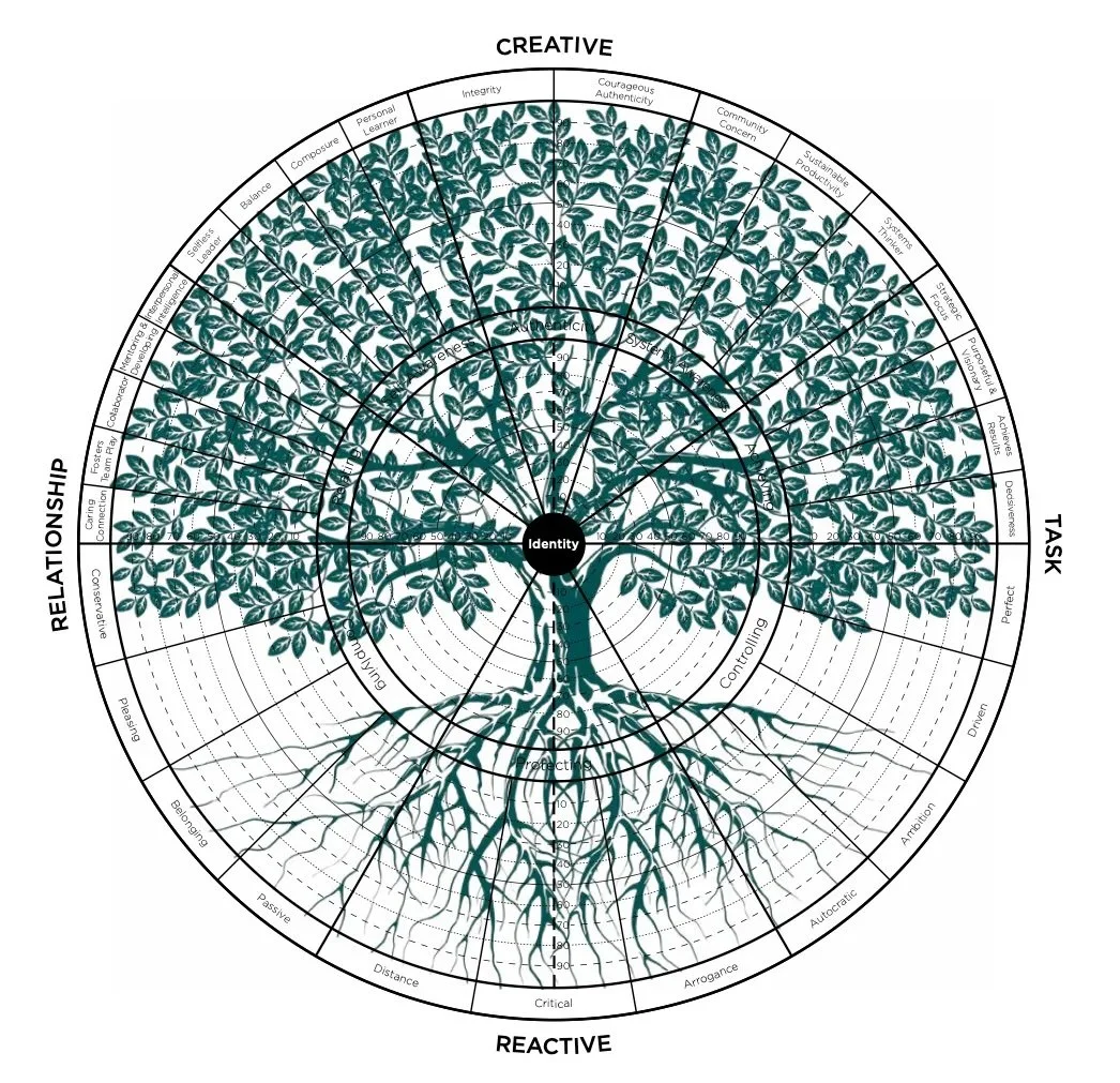 Illustration of tree for Lead with Gina Leadership Circle Profile 360 assessments