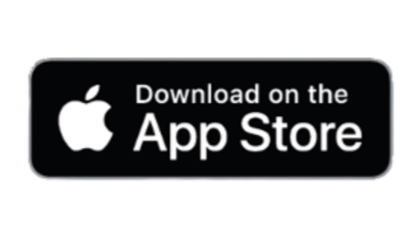 Black rectangular badge with rounded corners, featuring an Apple logo and the text 'Downloaded on the App Store'.