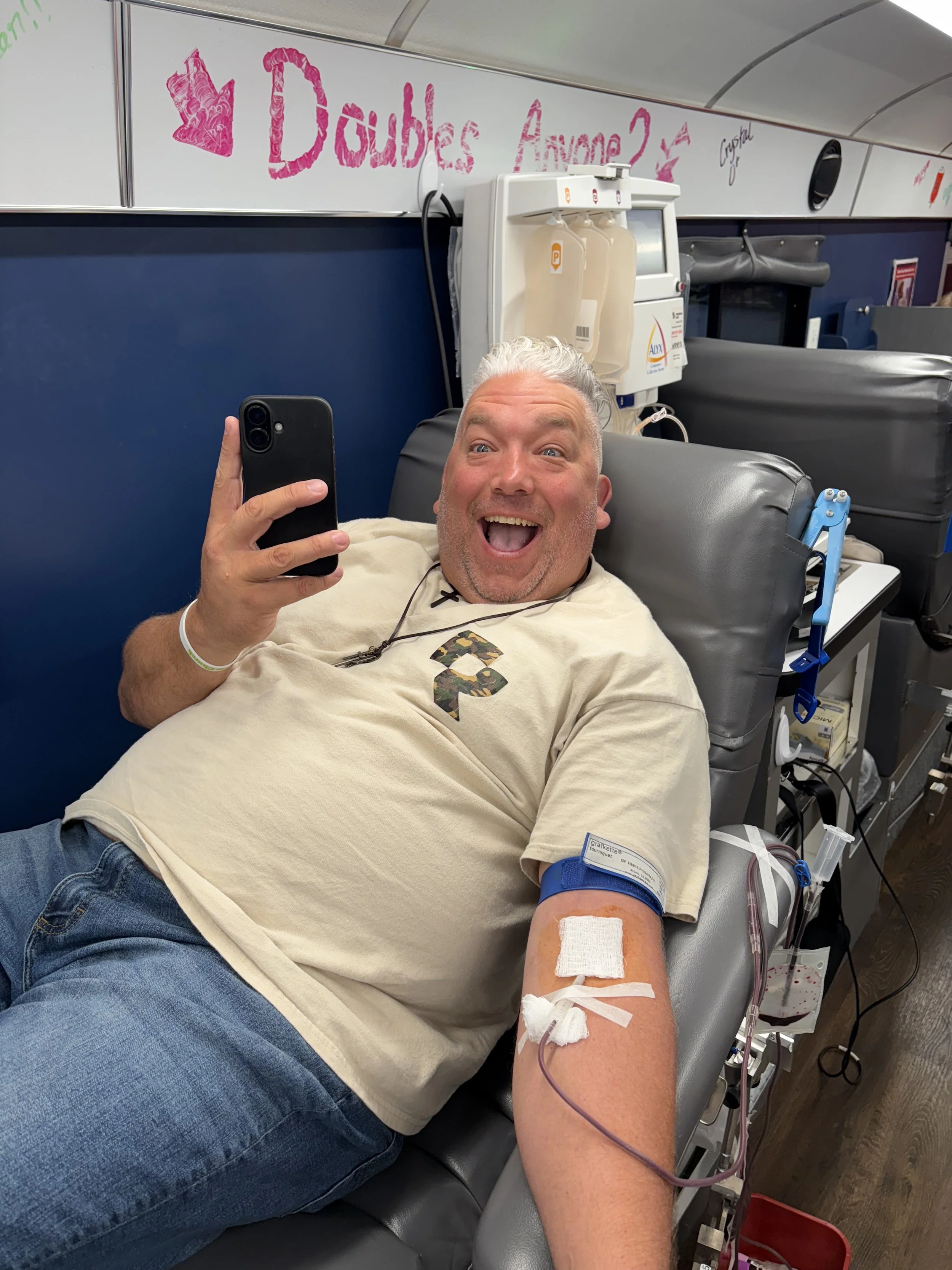 Kenzie and Pastor J saving lives. Photo cred: Kenzie