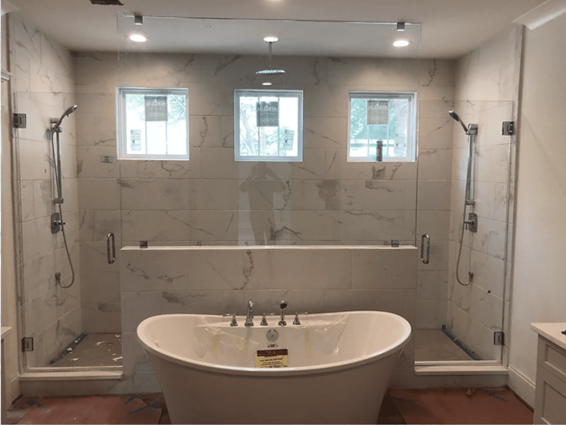 Custom Glass Shower Surround