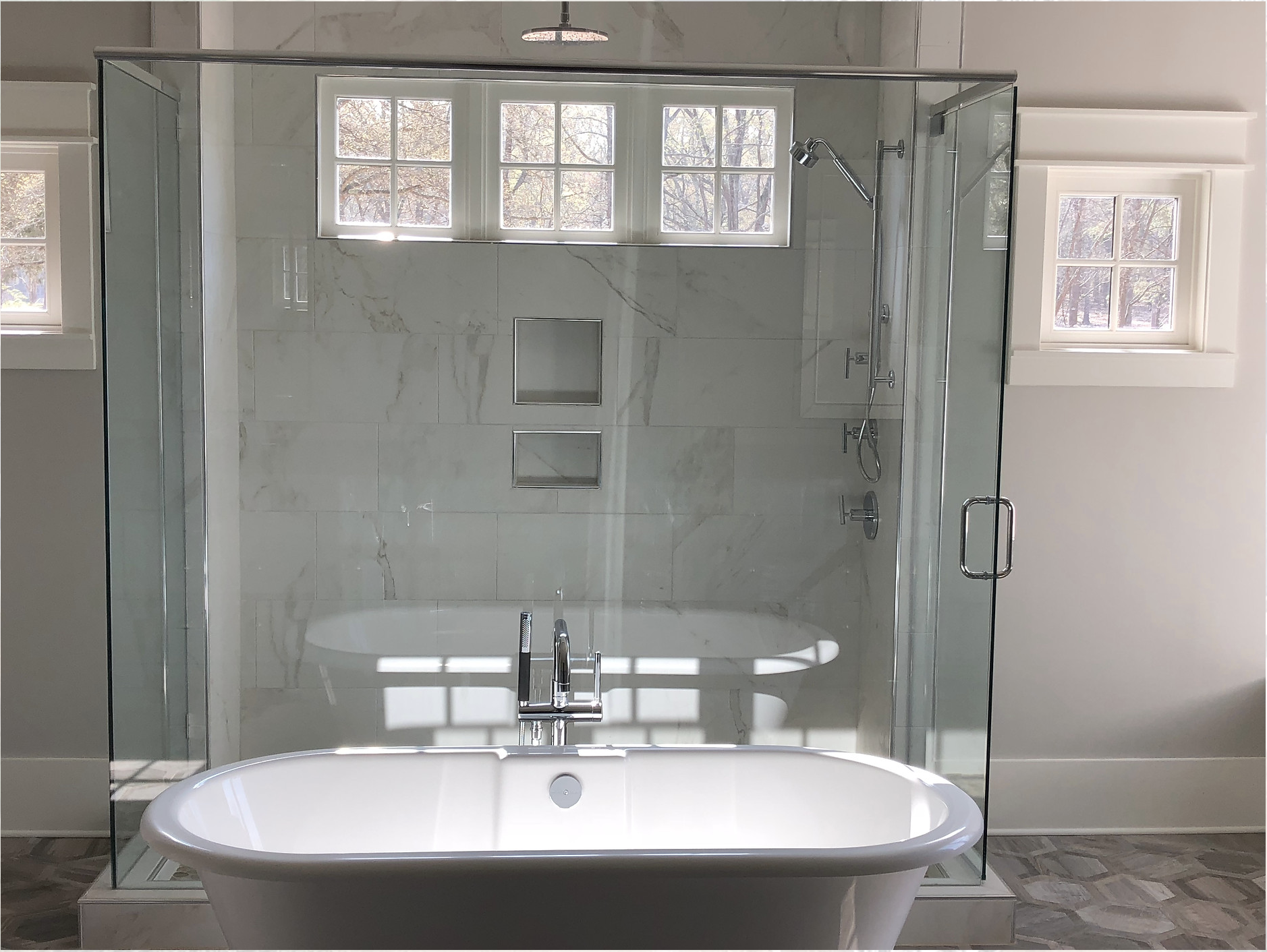 Glass Shower Door &amp; Surround