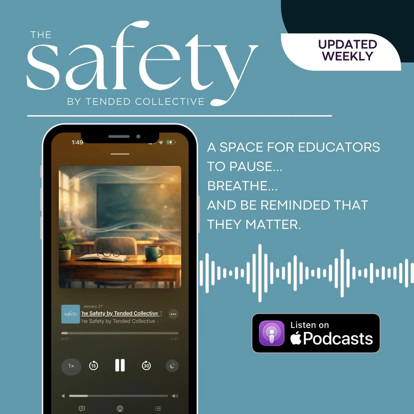 Teaching is emotional work.
Leading schools is emotional work.

Yet most educators are expected to carry that weight quietly, between bells, meetings, and emails, without space to pause or process.

We&rsquo;re excited to introduce The Safety, a podc