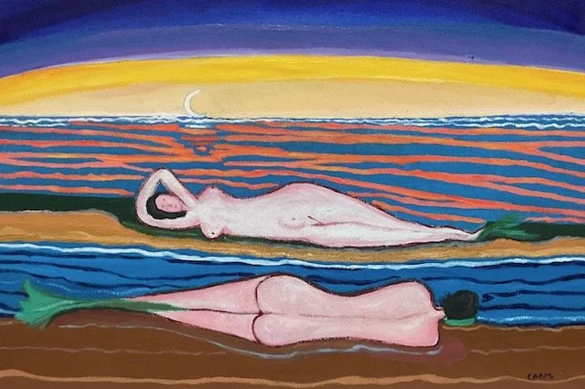 Carmi_Woman or  Mermaid,acrylic on canvas 16x24_ $550.jpg
