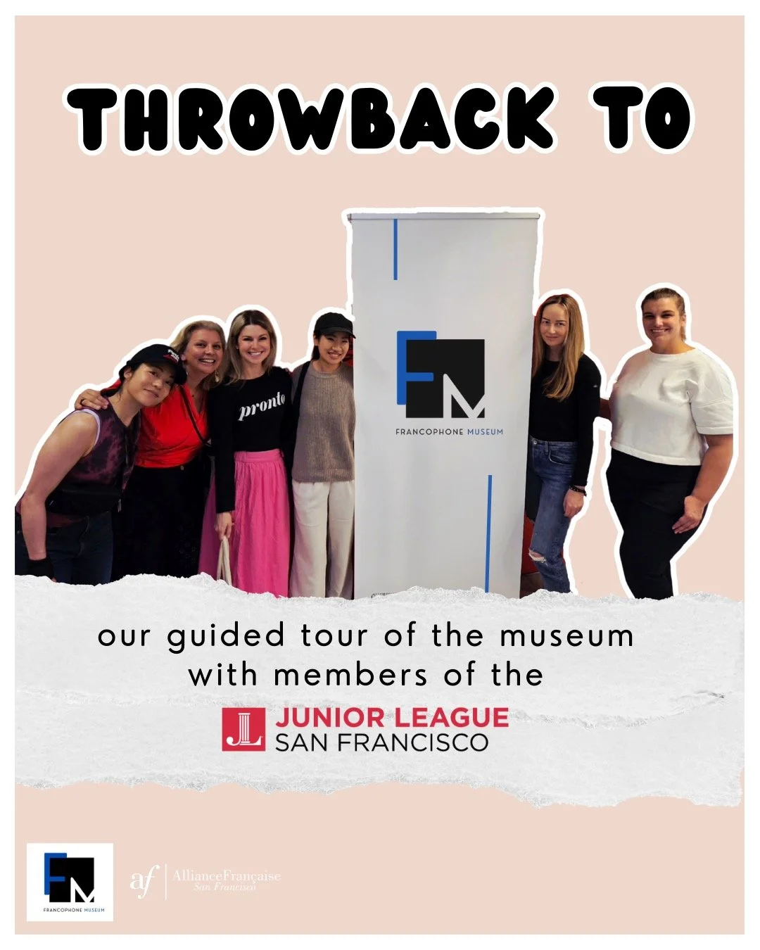 We were delighted to welcome a group from the @juniorleaguesf to the Francophone Museum! ✨
The visit, led by Alliance Fran&ccedil;aise de San Francisco @afsanfrancisco Board Member Myriam Martin, was a wonderful opportunity to share our cultural miss