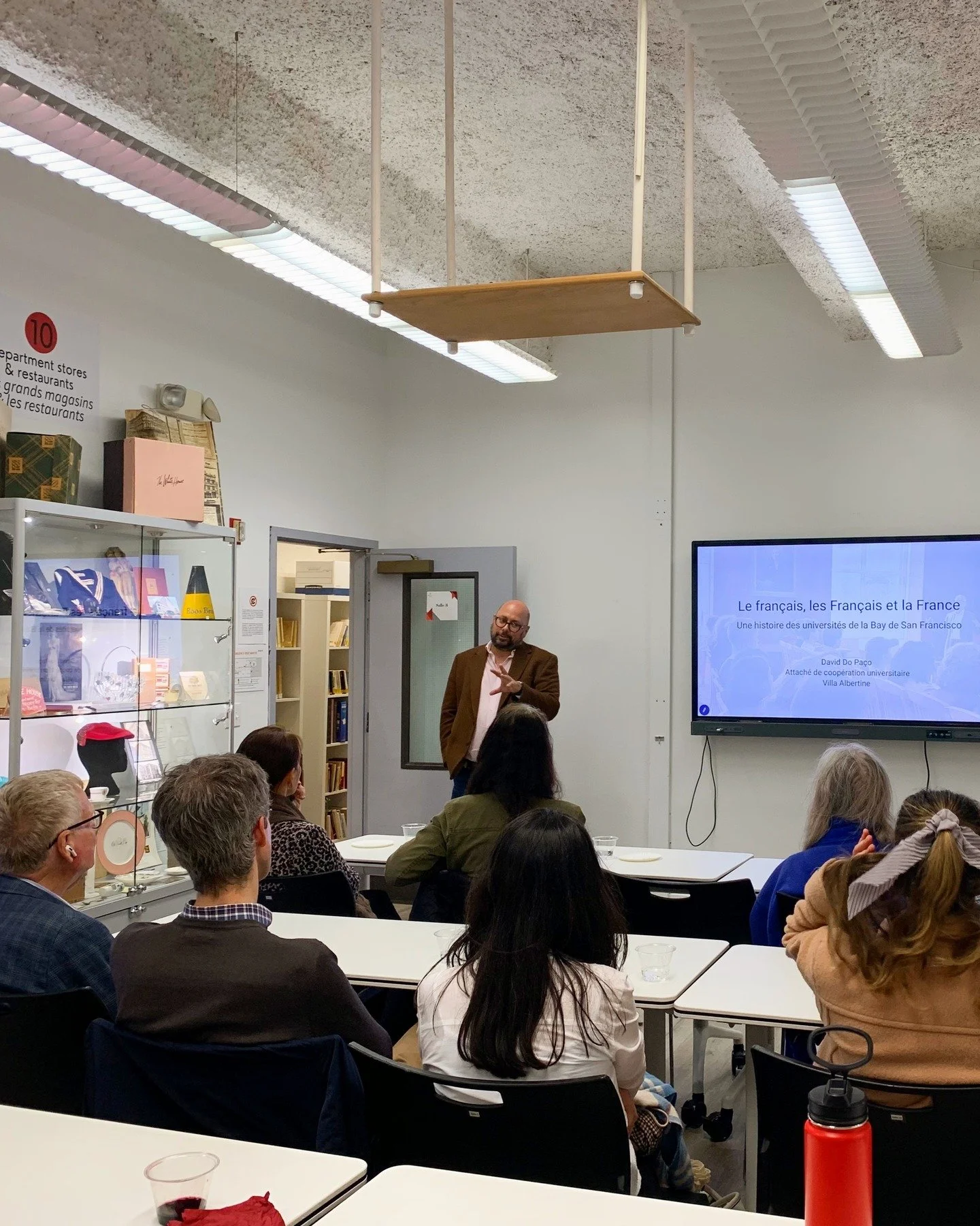 We kicked off year 3 of the Francophone Museum last night with a full house for Dr. David Do Pa&ccedil;o&rsquo;s fascinating talk on Franco-American relations, told through the lens of Bay Area universities. 

Dr. Do Pa&ccedil;o walked us through how