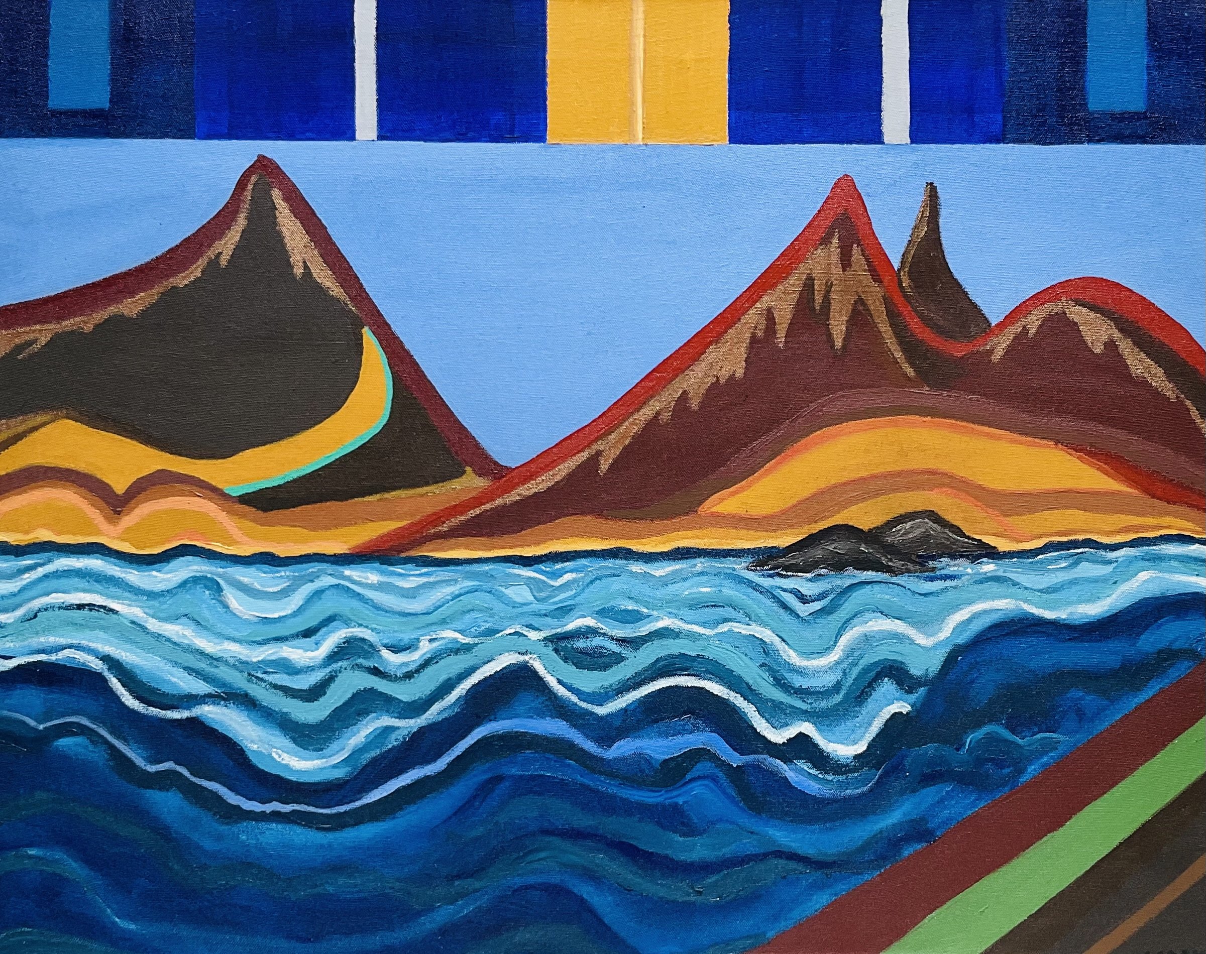 Cubistic Sky &Mountain, acrylic on canvas, 22x28_ (1).jpeg