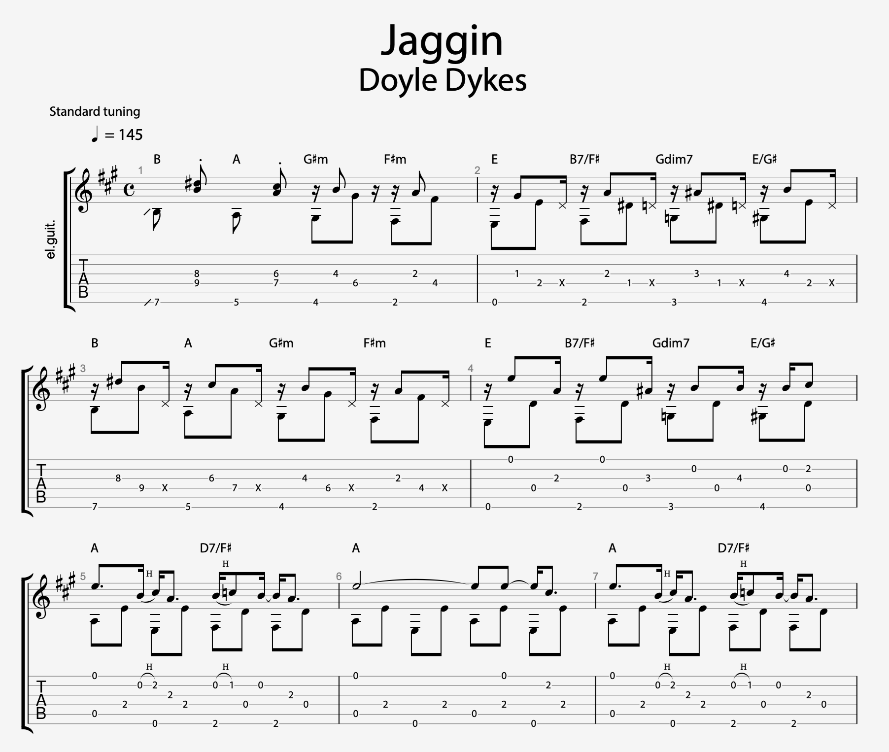 Jaggin • Doyle Dykes