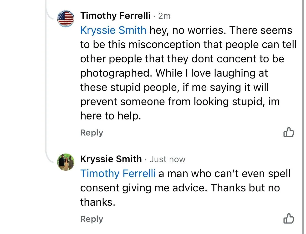 Thanks but no thanks.