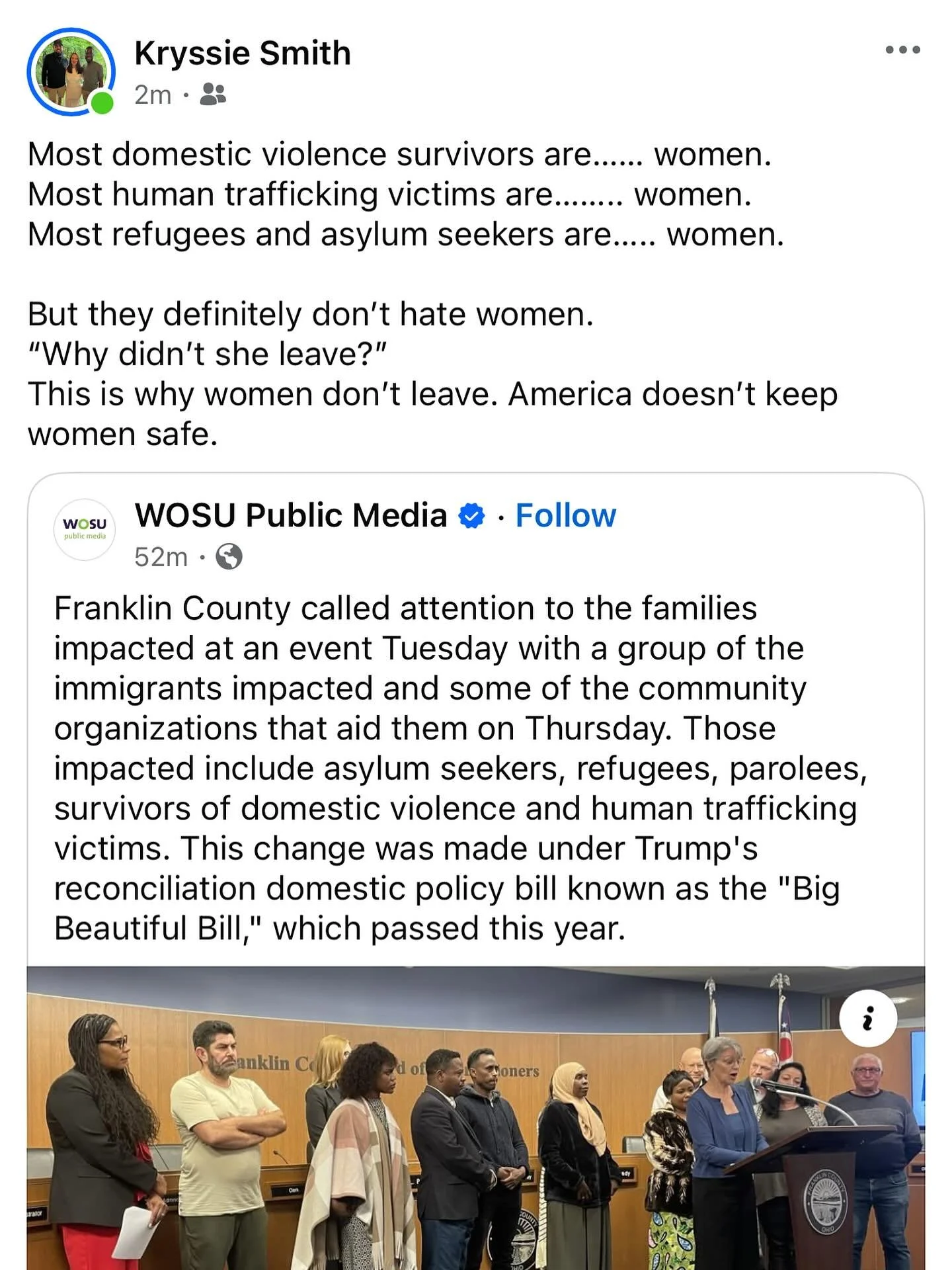 Black and brown women are clearly being targeted here. 
It&rsquo;s crystal clear.