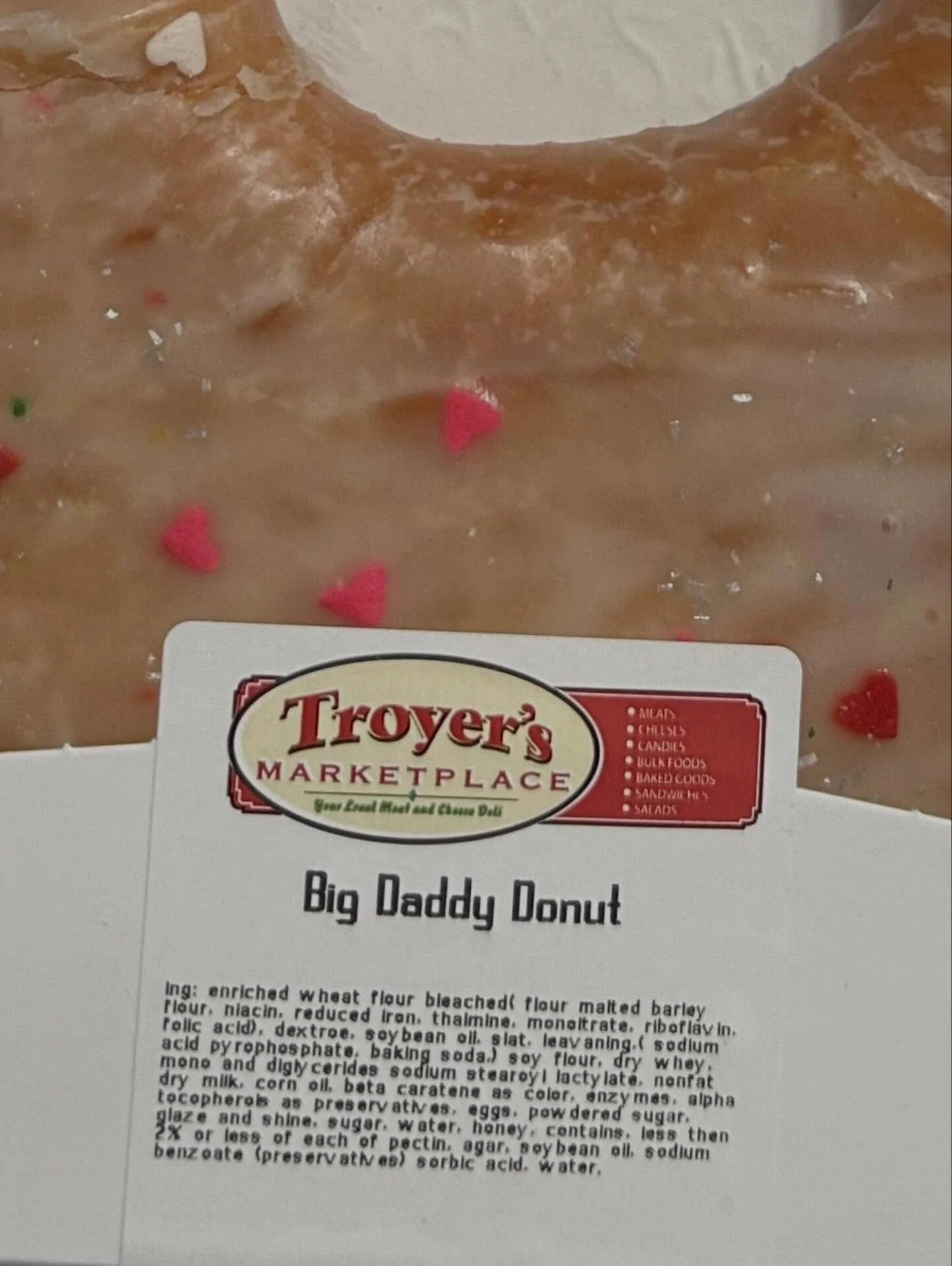 Big Daddy Donut and not publicly thanking my husband for doing human things like cooking and cleaning. 😘