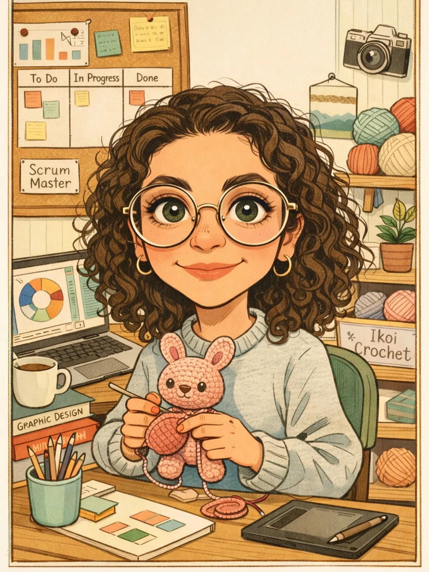 Me, according to what the bot knows about me and my work. 😊