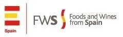 Logo for Foods and Wines from Spain featuring the Spanish flag and the FWS abbreviation.