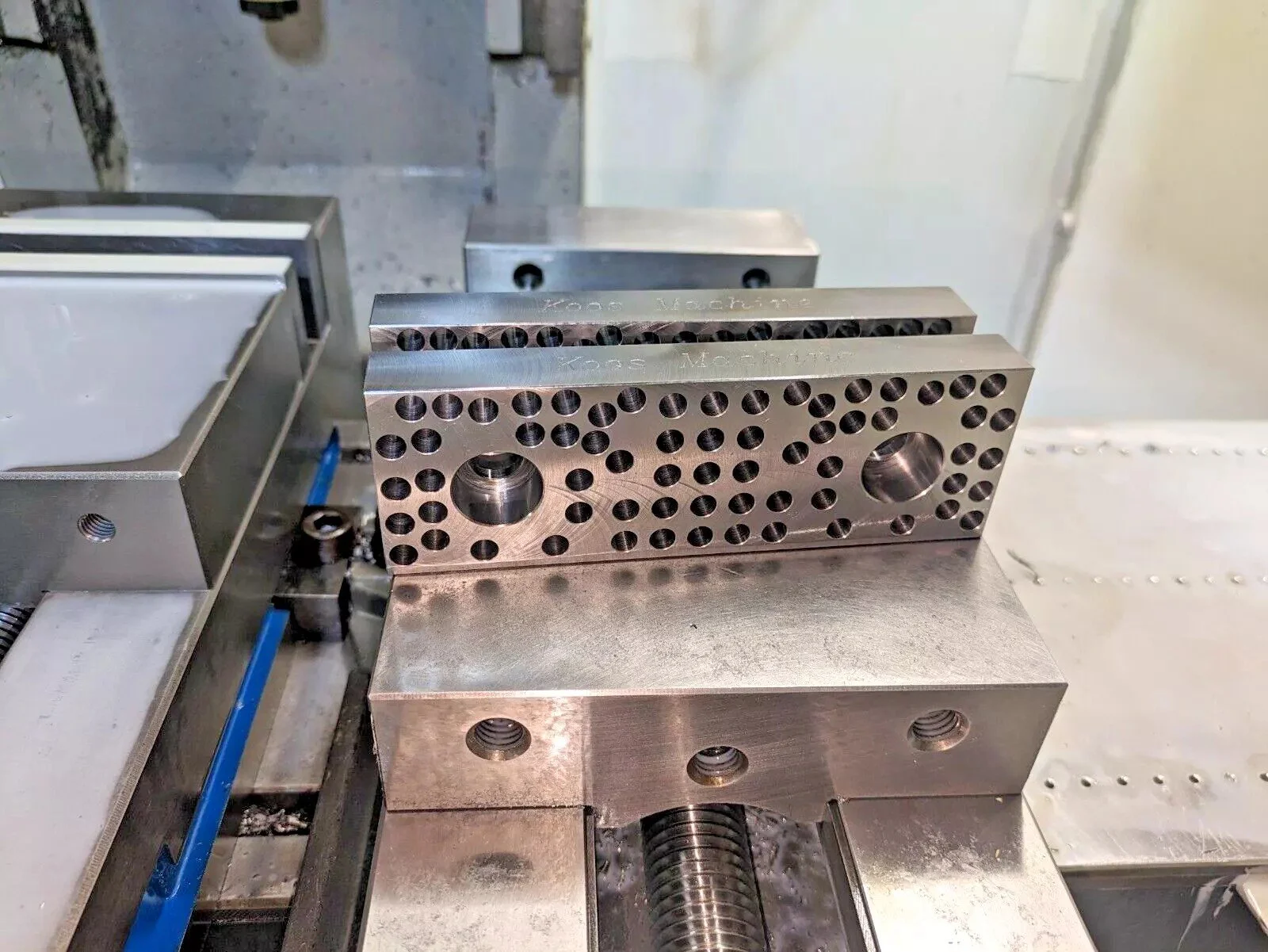 Sine Vise Jaws Kurt Bolt Pattern Pin Jaws For Easy Setups At Angles ...