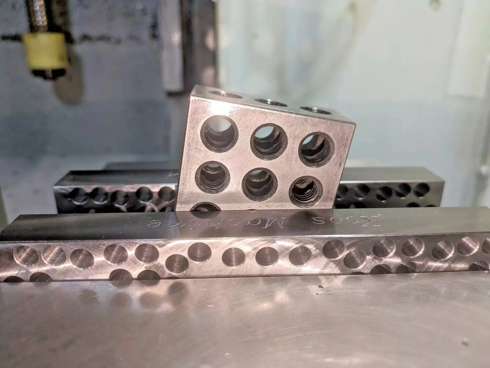 Sine Vise Jaws Kurt Bolt Pattern Pin Jaws For Easy Setups At Angles ...
