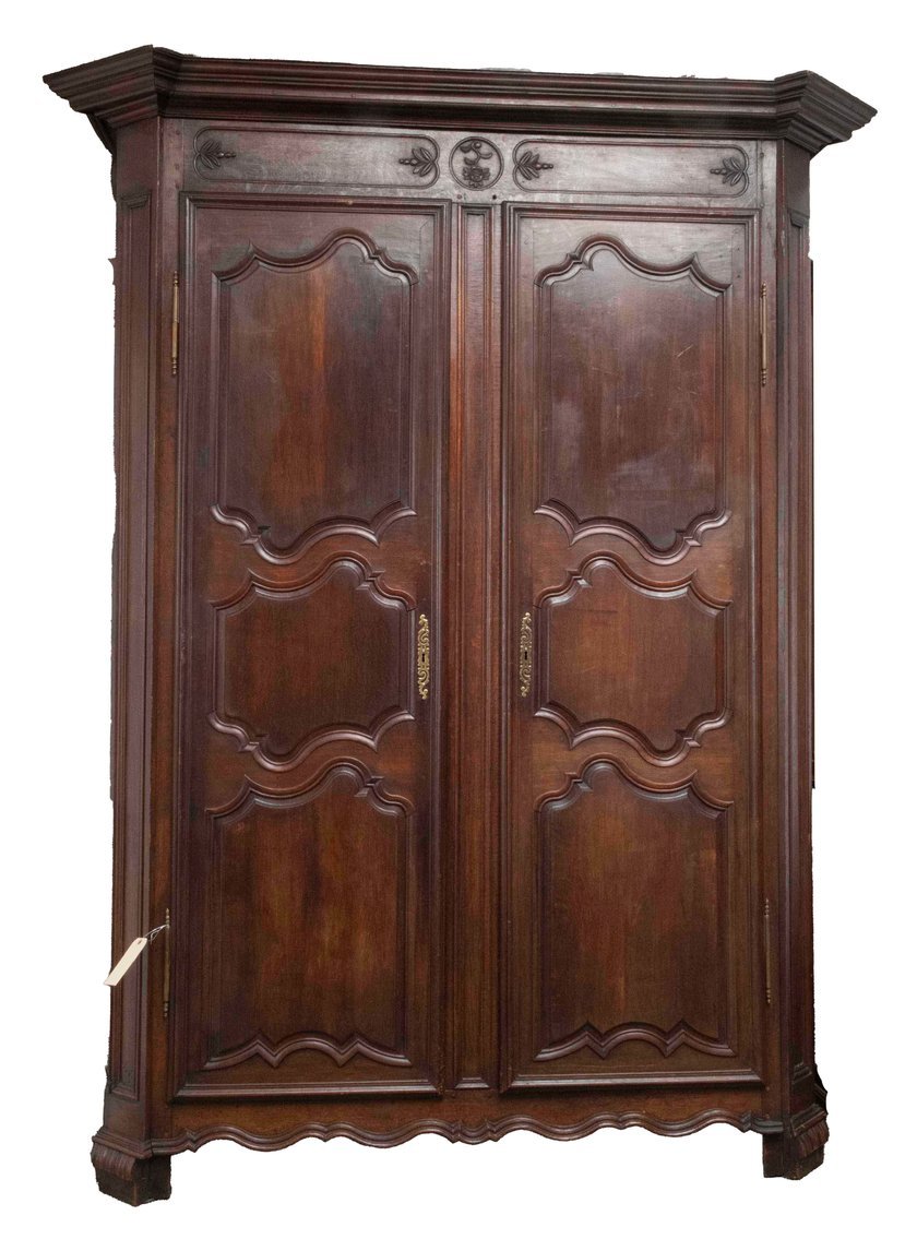 1800's Dramatic Tall Armoire