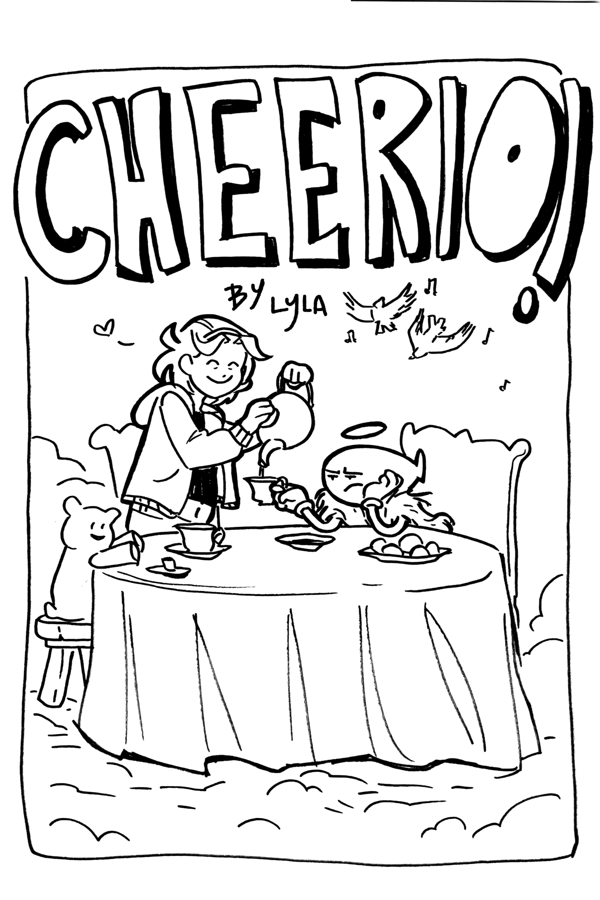 A set of doodle-y diary comics from my first year of college.