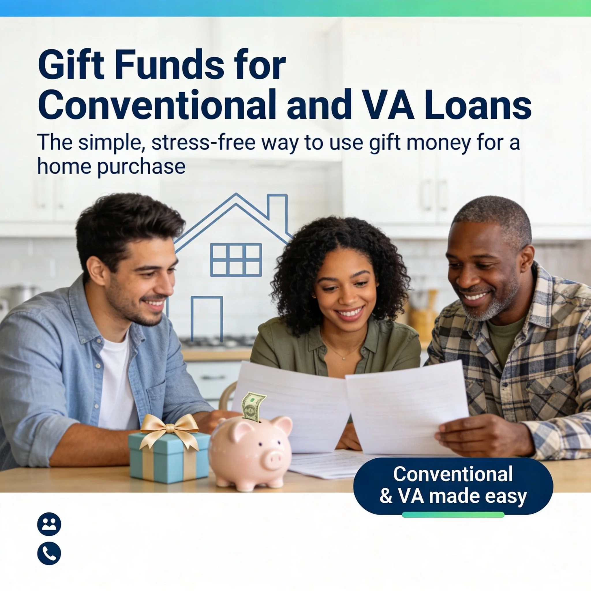 Gift Funds for Conventional and VA Loans