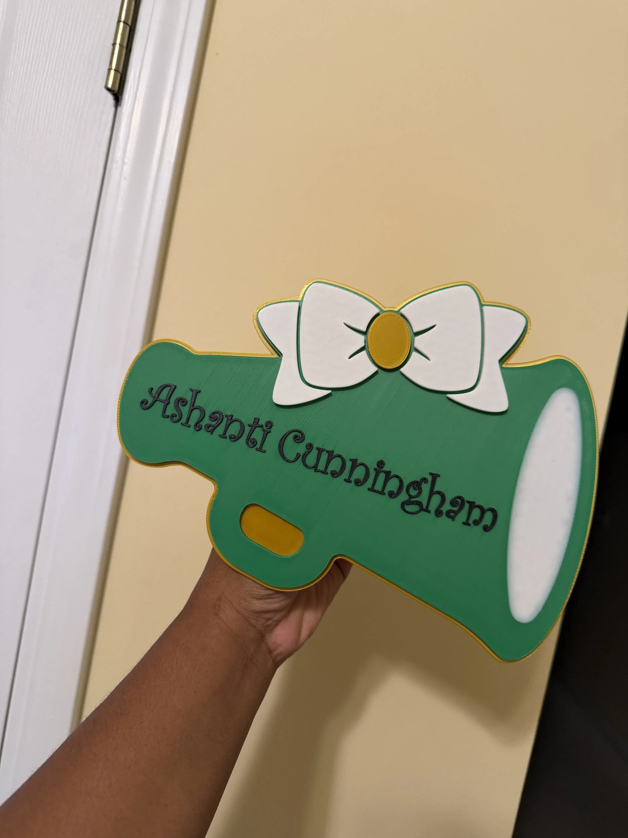 Cheerleader Spirit Stick With Pom Pom