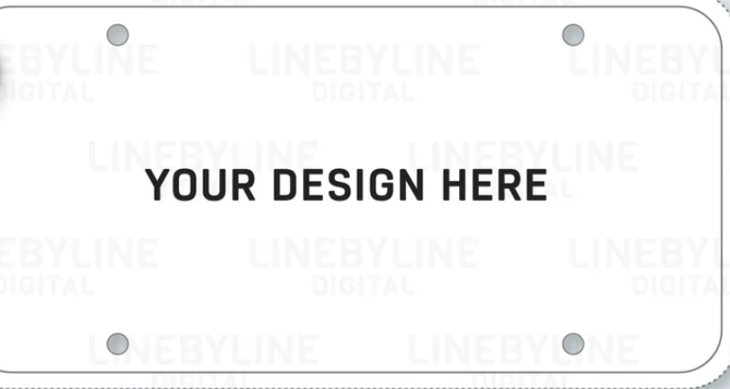 Customized License Plate Tags