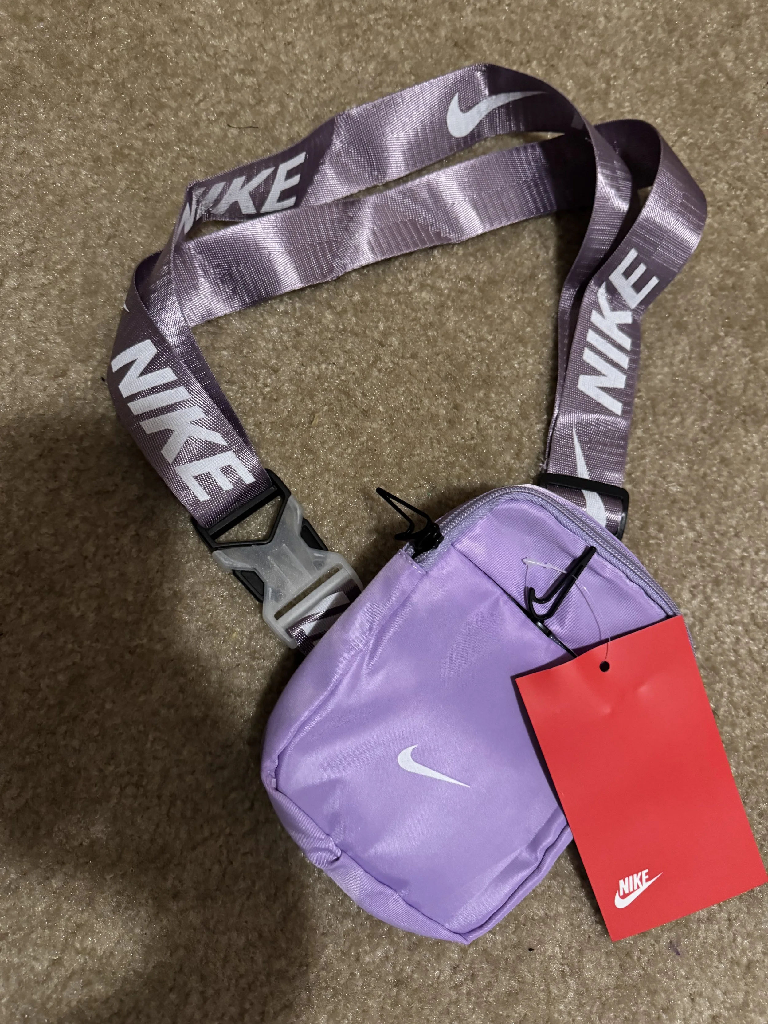 Purple Nike Crossbody Bag
