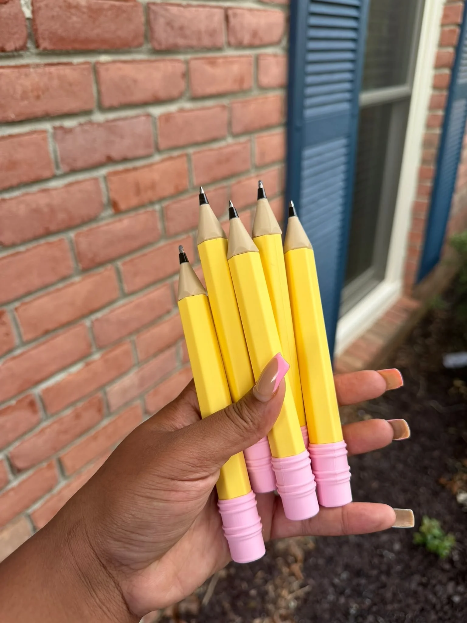 Oversized Pencil Pens – Set of 4