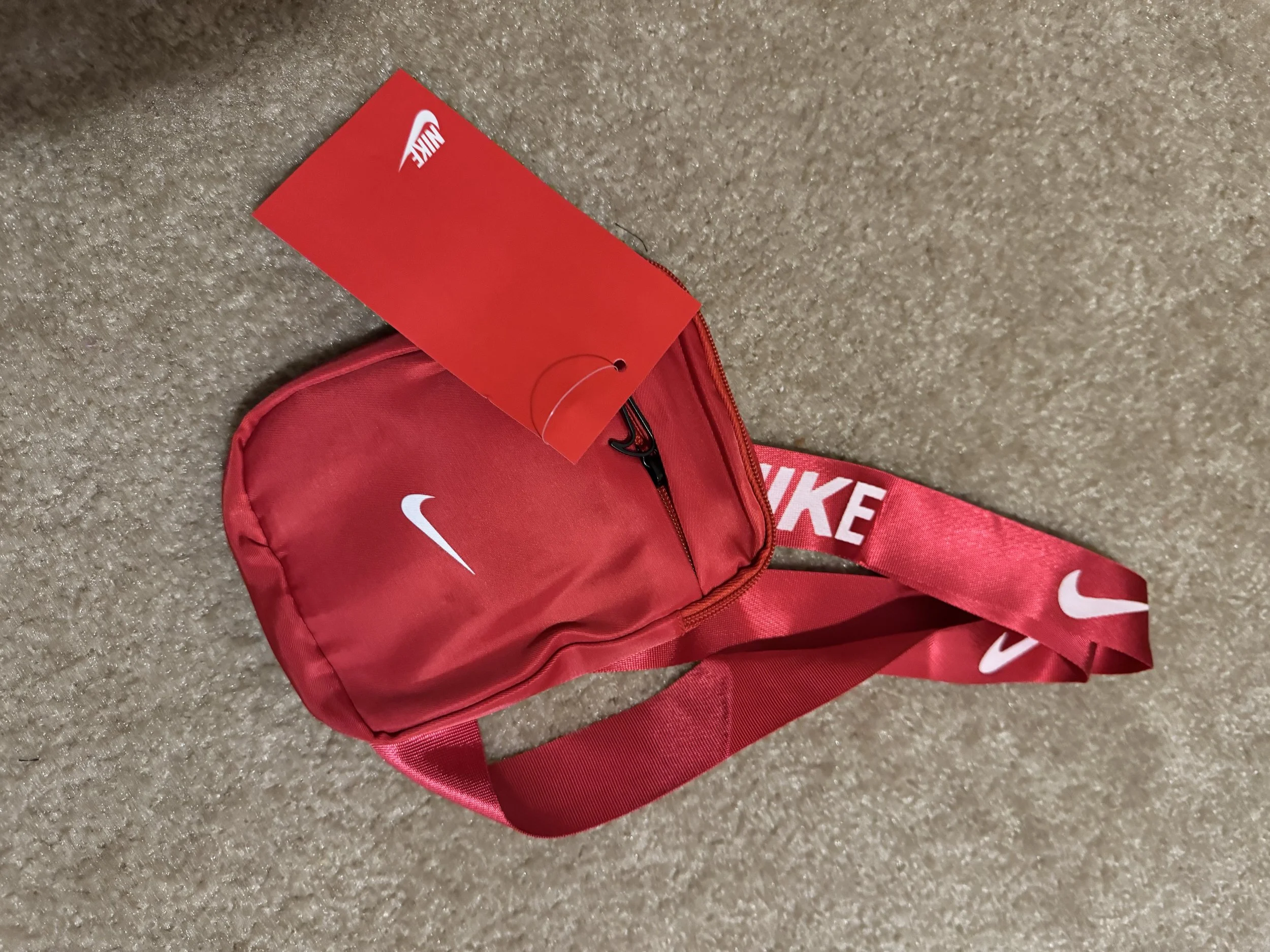 Red Nike Crossbody Bag